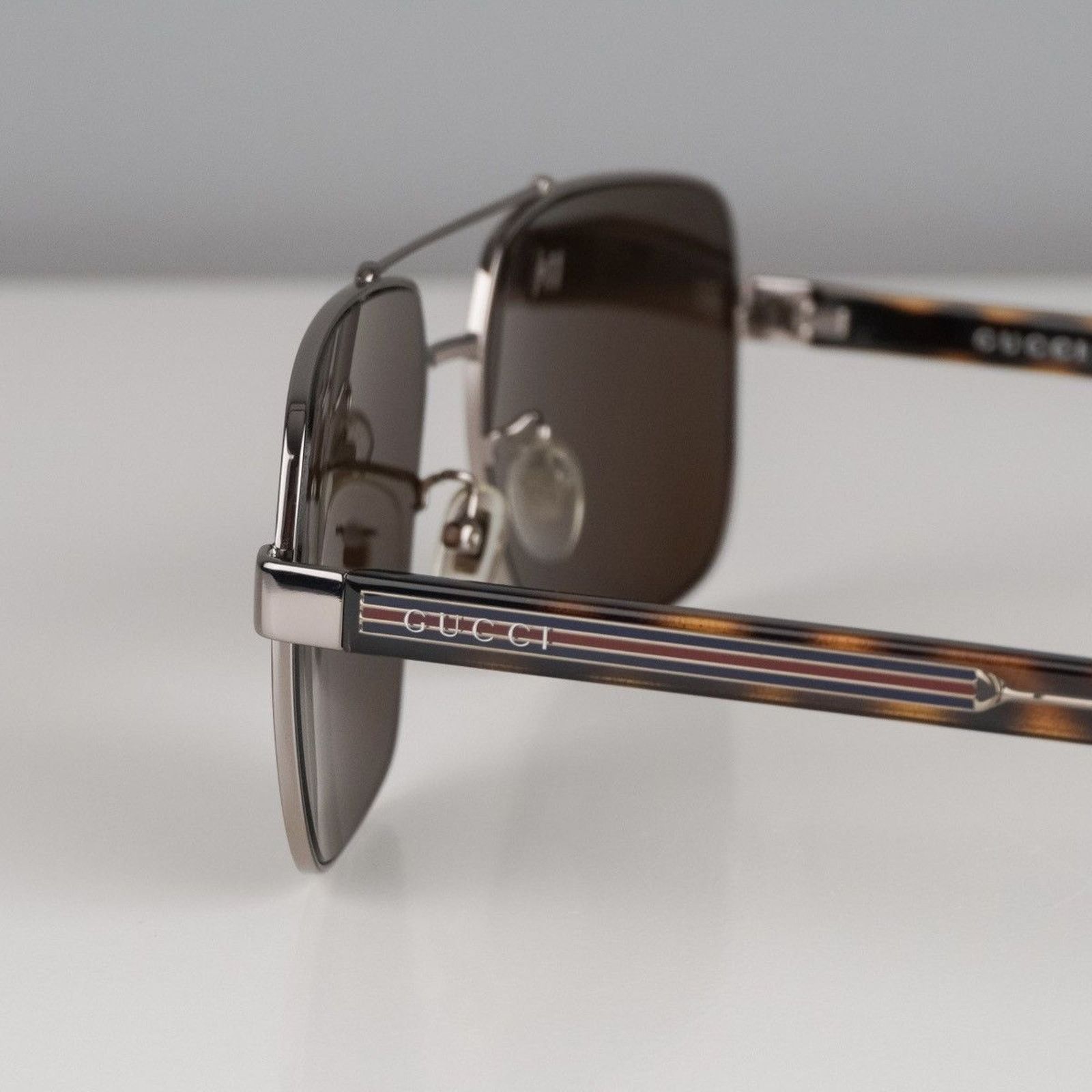 Gucci Gucci vintage logo made in japan aviator pilot sunglasses Size ONE SIZE - 7 Thumbnail