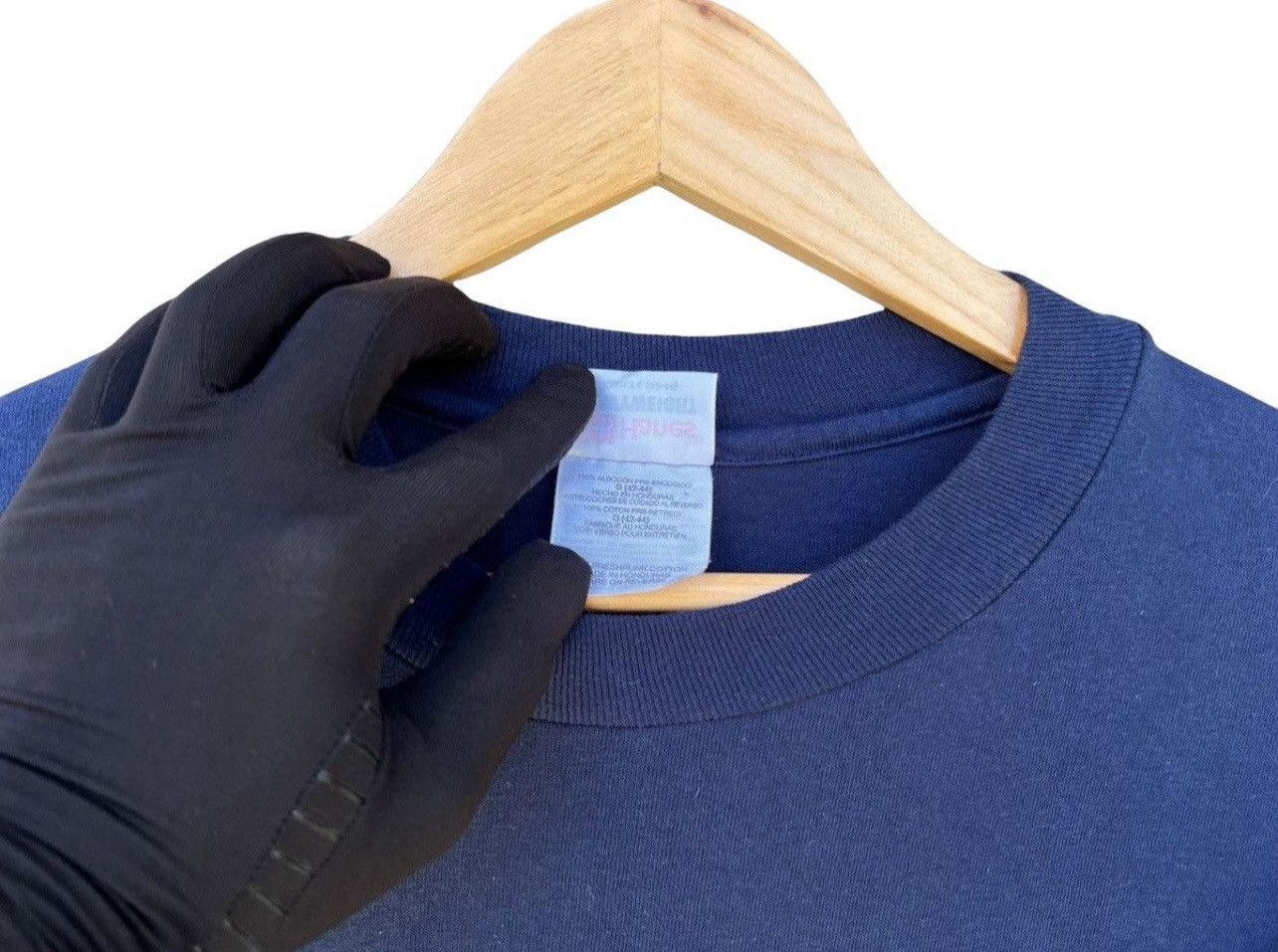 Vintage Vintage 90s Local Motion Spellout Logo Large Blue Tee Size US L / EU 52-54 / 3 - 7 Thumbnail