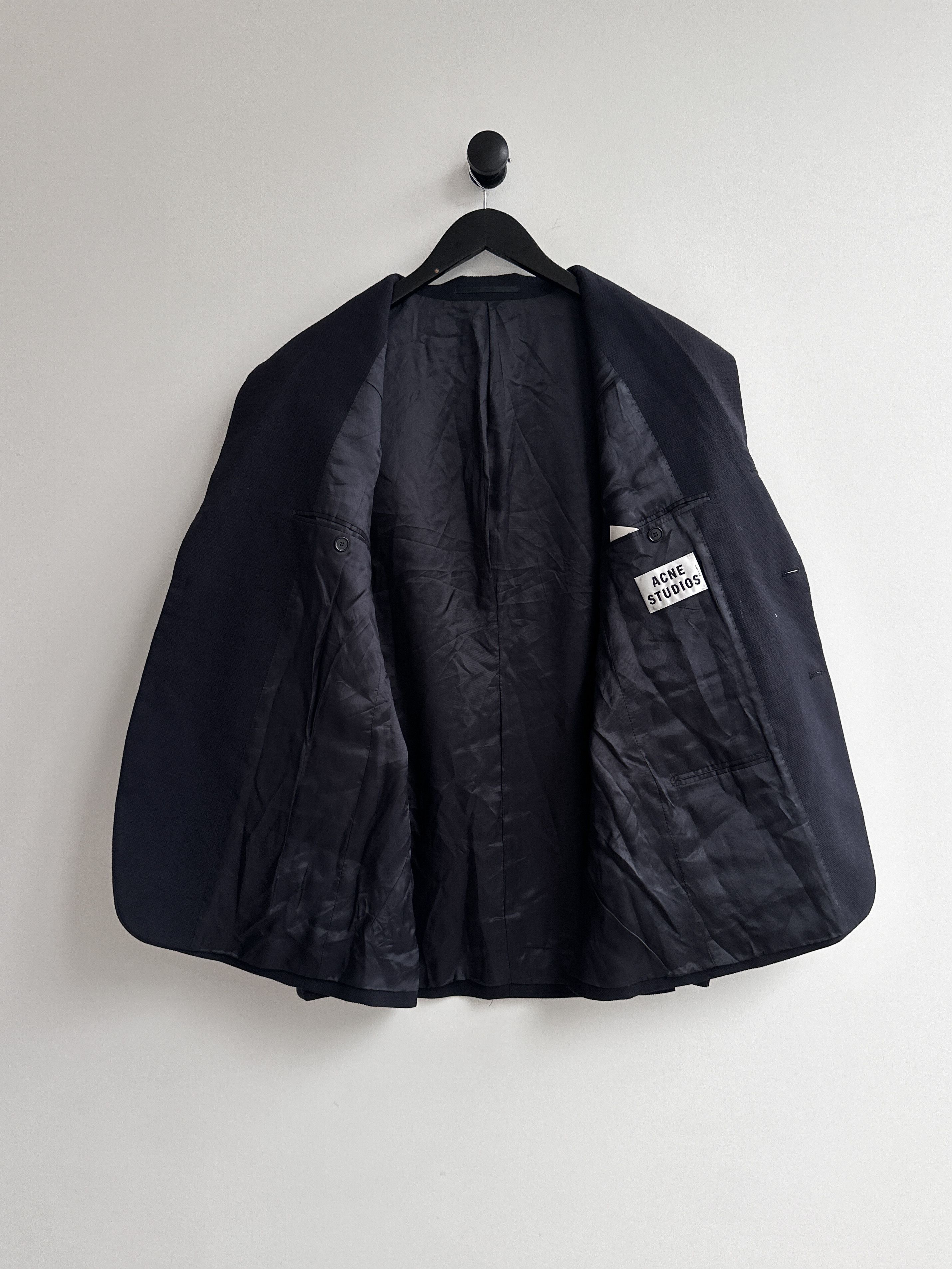 Acne Studios Acne Studios Drifter Navy Blazer Size 52R - 2 Thumbnail
