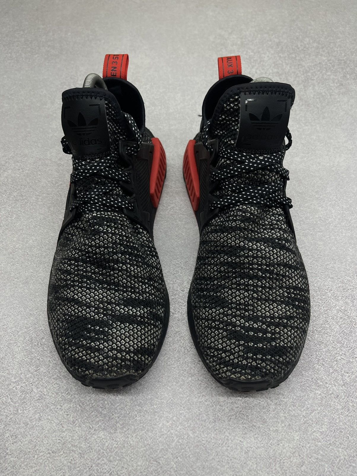 Adidas Adidas NMD XR1 Primeknit Bred Black Sneakers Limited Stock Size US 9.5 / EU 42-43 - 4 Thumbnail
