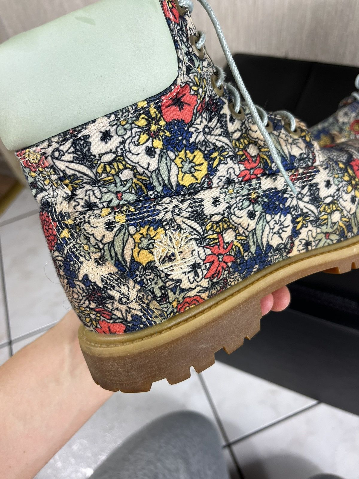 Timberland × Vintage Timberland floral boots shoes full all over print Size US 7.5 / IT 37.5 - 11 Thumbnail