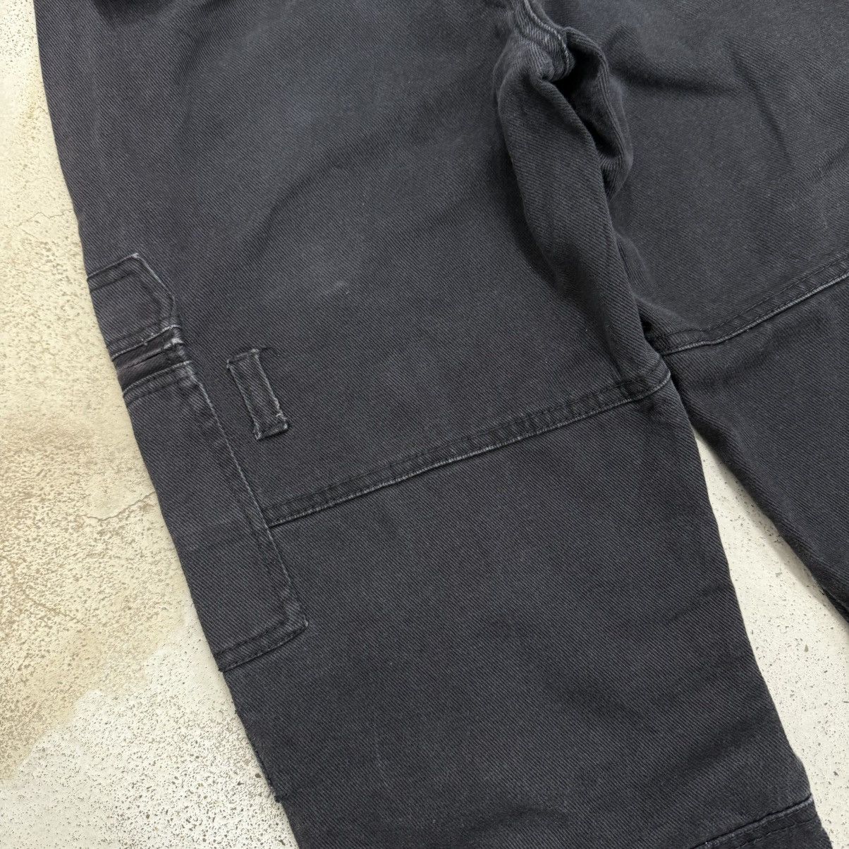LOWBOX Lowbox Sunfaded Cargo Biker Denim Pants Size US 28 / EU 44 - 15 Thumbnail