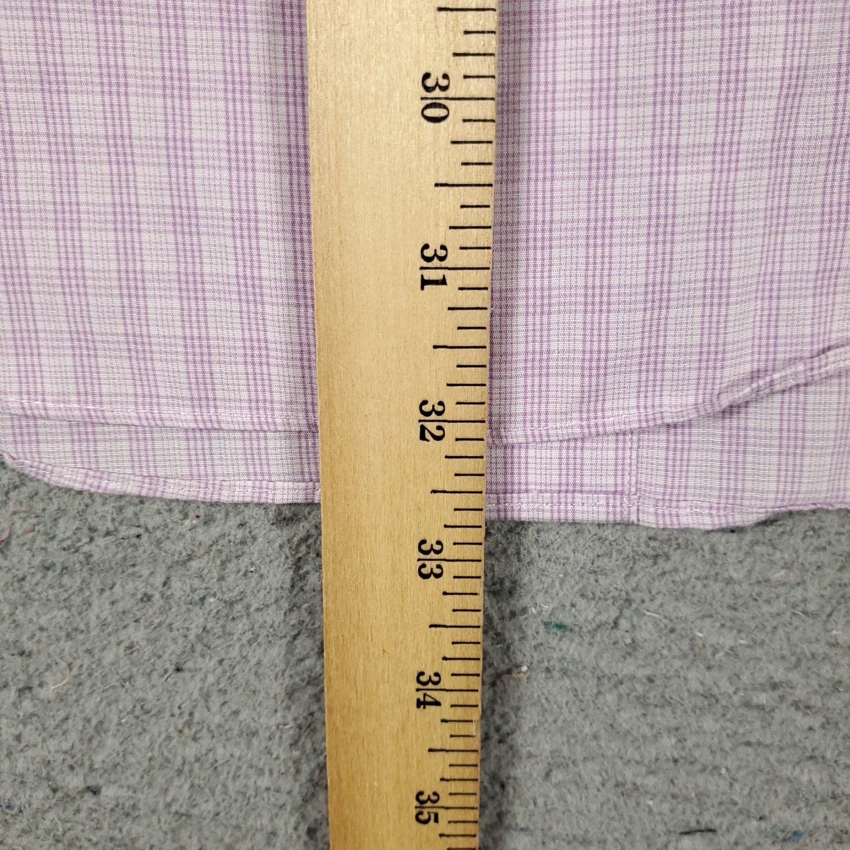 Brooks Brothers VINTAGE Brooks Brothers Dress Shirt Men Size 17 Purple Plaid Long Sleeve Business Casual Formal Size 46R - 5 Thumbnail