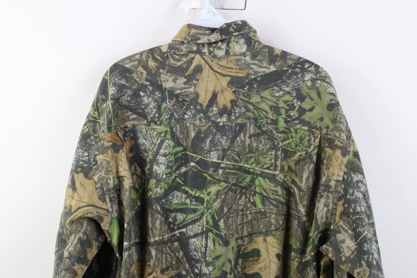 Vintage Vintage Streetwear Mossy Oak Camouflage Button Down Shirt Size US XL / EU 56 / 4 - 12 Thumbnail
