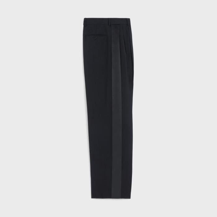 Celine o1w1db10125 2P792512R Jude Tux Pant in Black Size 25" / US 0 / IT 36 - 2 Thumbnail