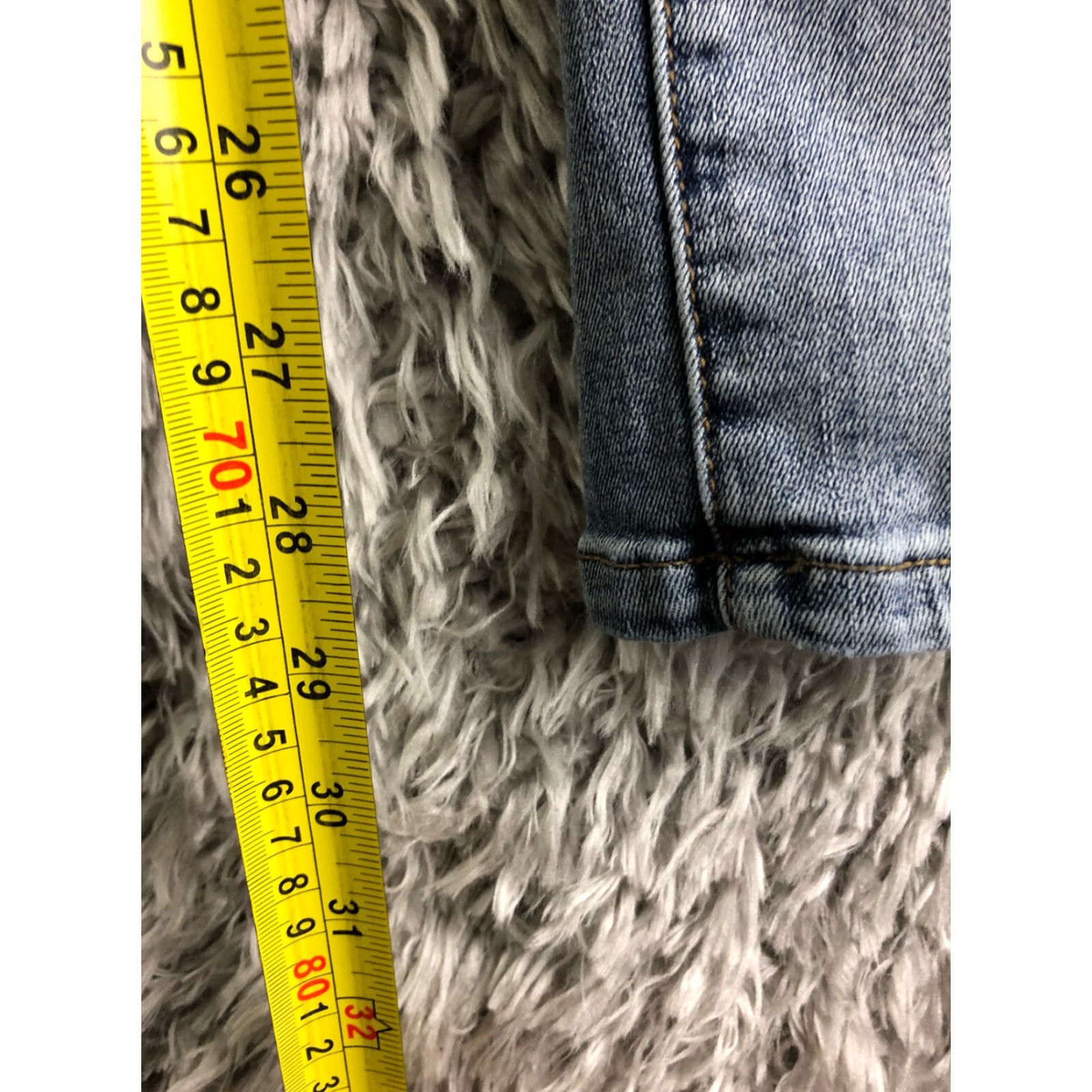 Banana Republic Banana Republic Womens Jeans Skinny Mid Rise 25 Medium Wash Blue Denim 5-Pocket Regular Size 42" / US 20 - 3 Thumbnail