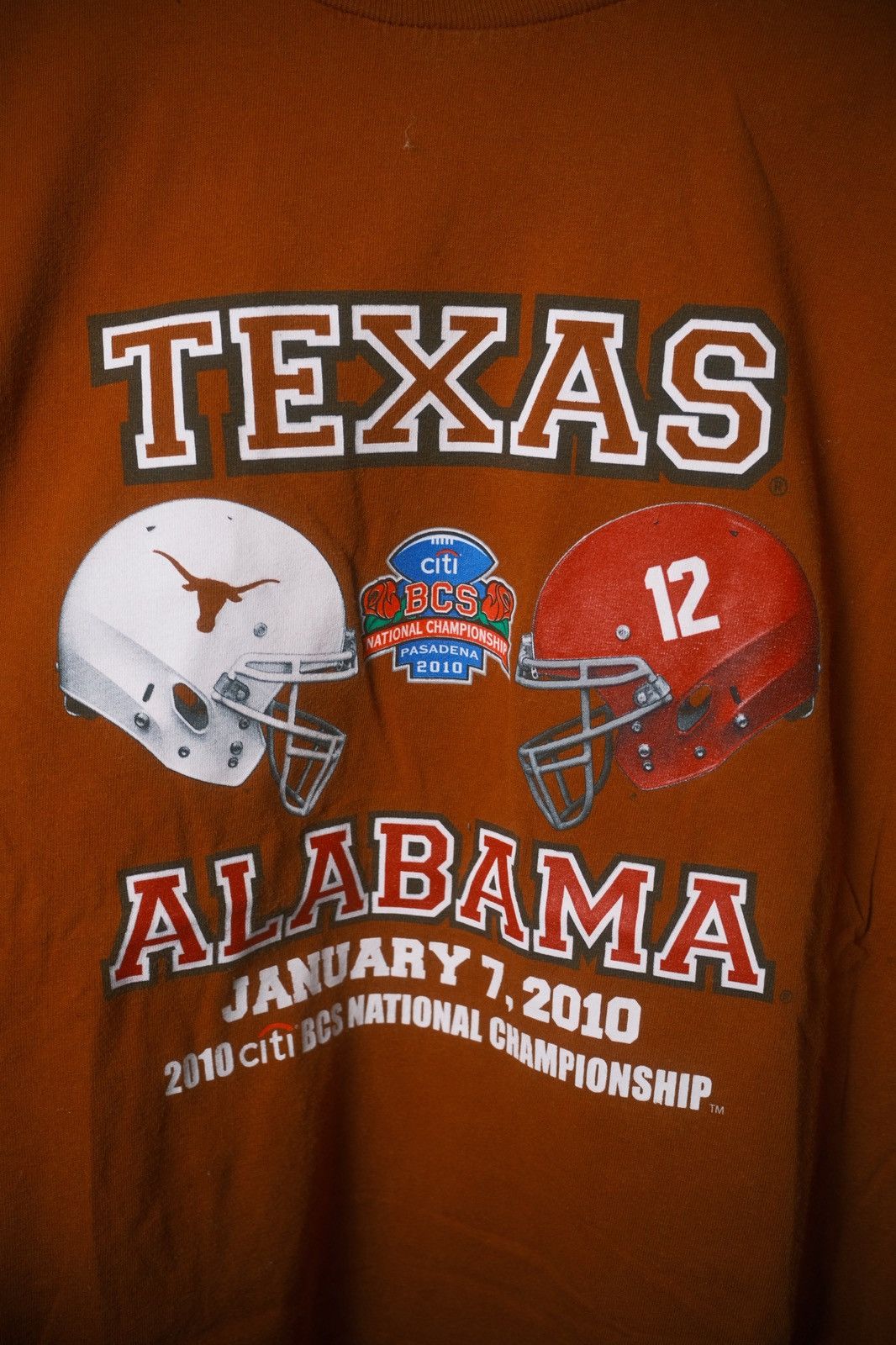 Alstyle Texas vs Alabama 2010 BCS National Championship Long Sleeve Size US L / EU 52-54 / 3 - 2 Thumbnail