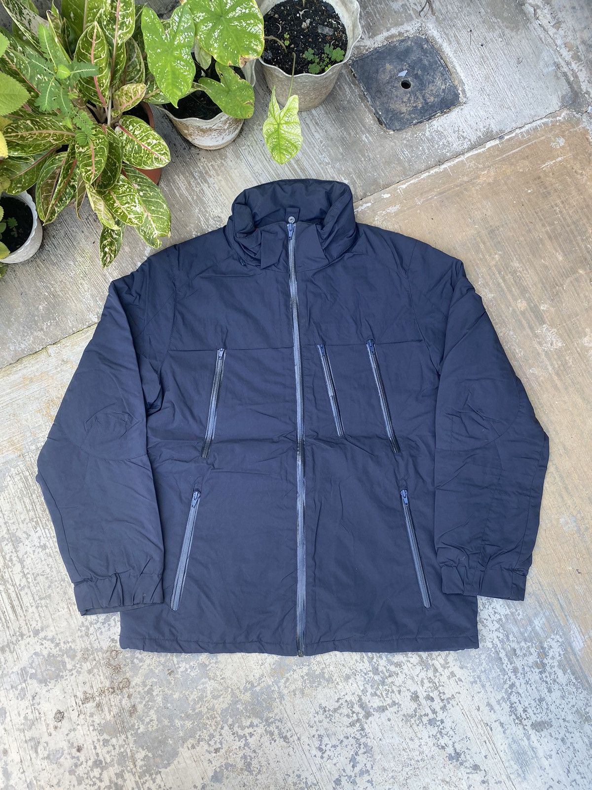 image of Beams Plus x Windbreaker Gcw23 Aw Beams Heart Winbreaker Jacket in Blue, Women's (Size Large)