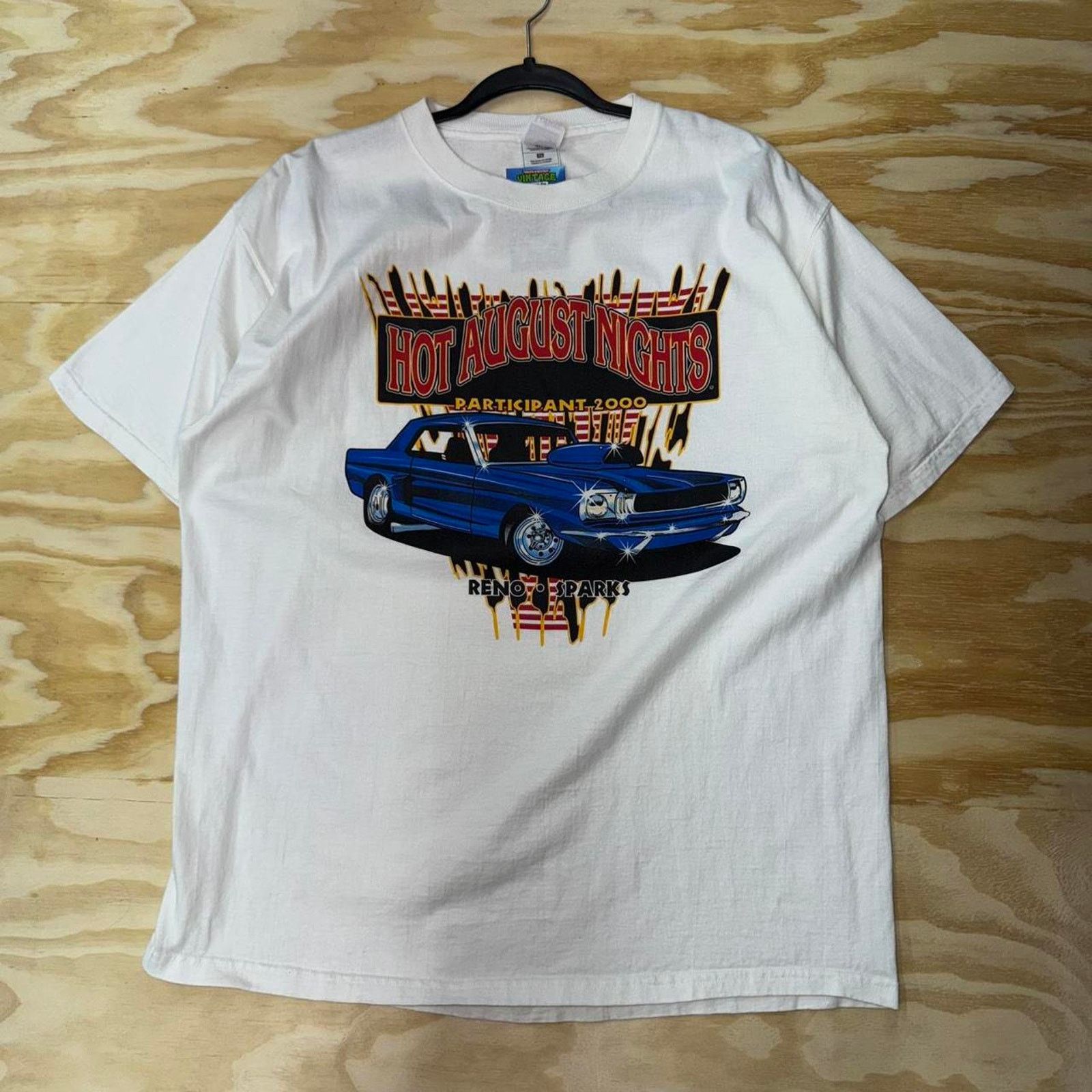 Fruit Of The Loom Vintage y2k hot august nights 2000 reno sparks casino tshirt Size US XL / EU 56 / 4 - 1 Thumbnail