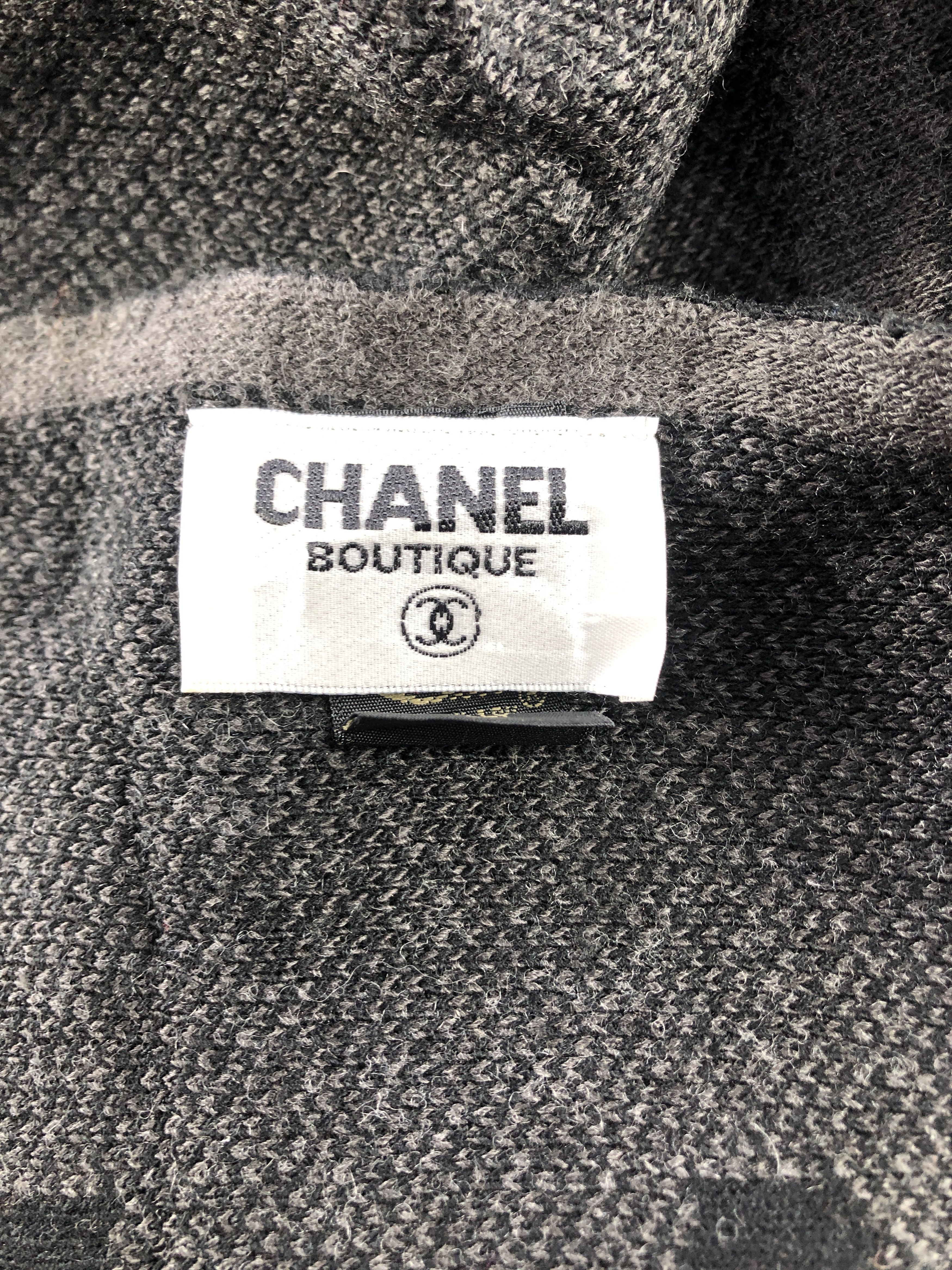 Vintage Chanel Big Logo Scarf / Muffler / Neckwear P Size ONE SIZE - 6 Thumbnail