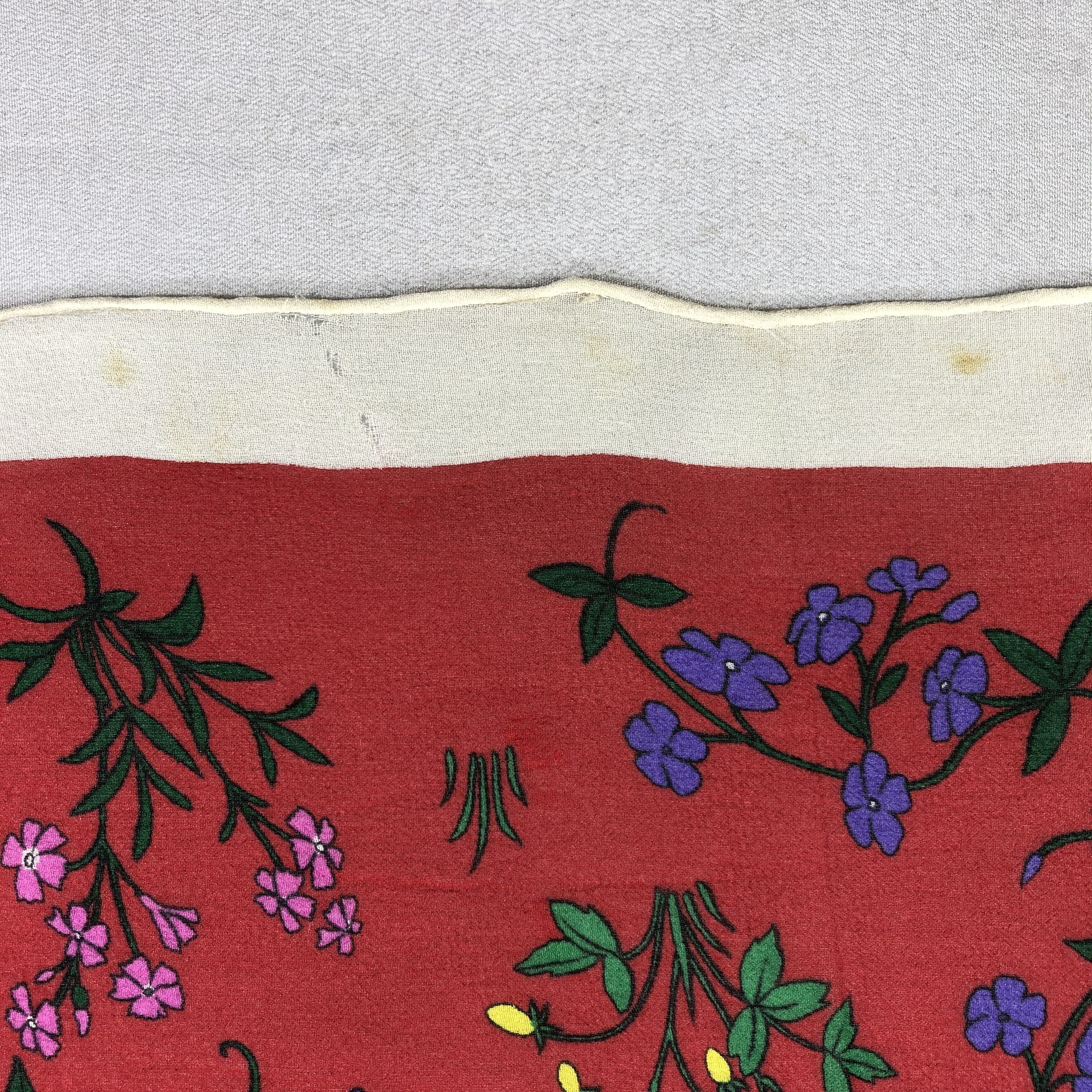 Hanae Mori Vintage Hanae Mori Silk Scarf Size ONE SIZE - 6 Thumbnail