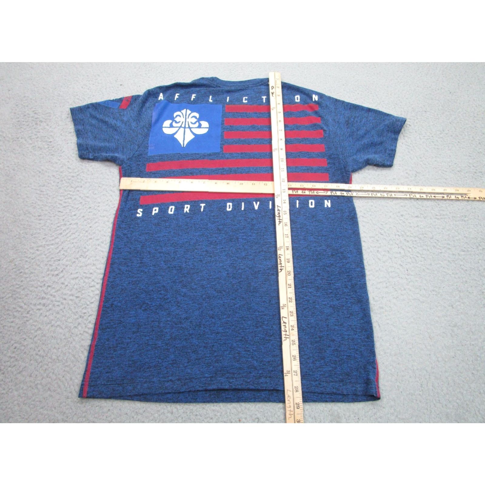 Affliction VINTAGE Affliction Shirt Men M Blue Size US M / EU 48-50 / 2 - 5 Thumbnail