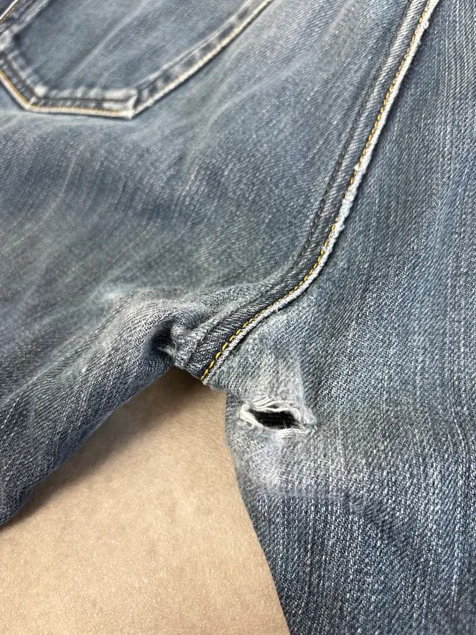 Louis Vuitton Louis Vuitton Blue Denim Straight Leg Jeans Size US 32 / EU 48 - 13 Thumbnail