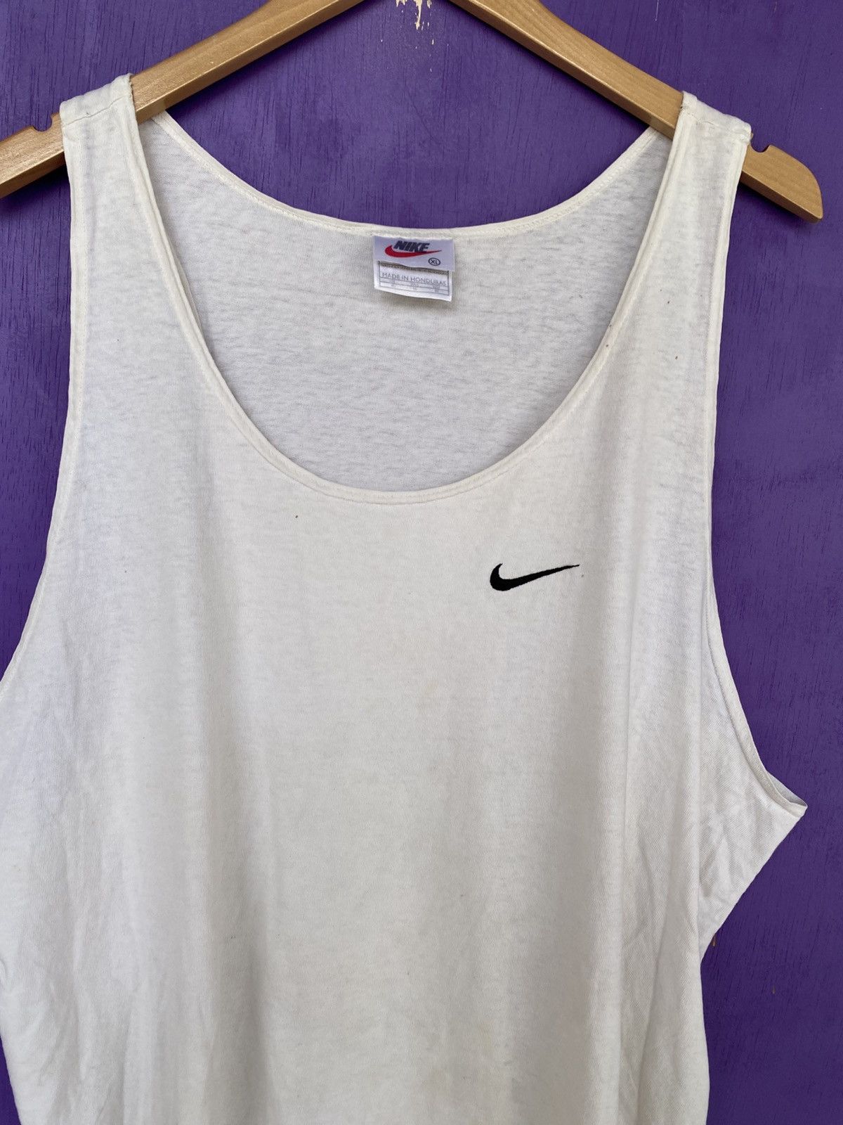 Nike Vintage 90s Nike simple swoosh tank top Size US XL / EU 56 / 4 - 3 Thumbnail