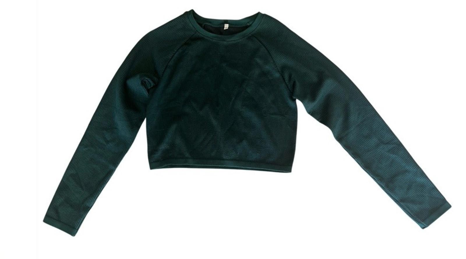 Designer Offline by Aerie sidewalk Ribbed long sleeve crop top Sz M Size M / US 6-8 / IT 42-44 - 2 Thumbnail