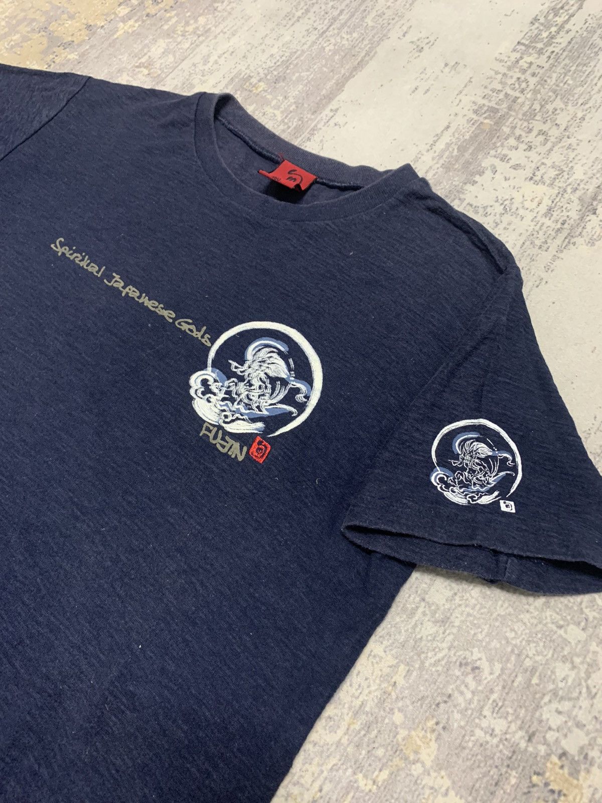 Japanese Brand Fu-jin Japanese Spiritual God Sukajan Shirt Size US M / EU 48-50 / 2 - 5 Thumbnail