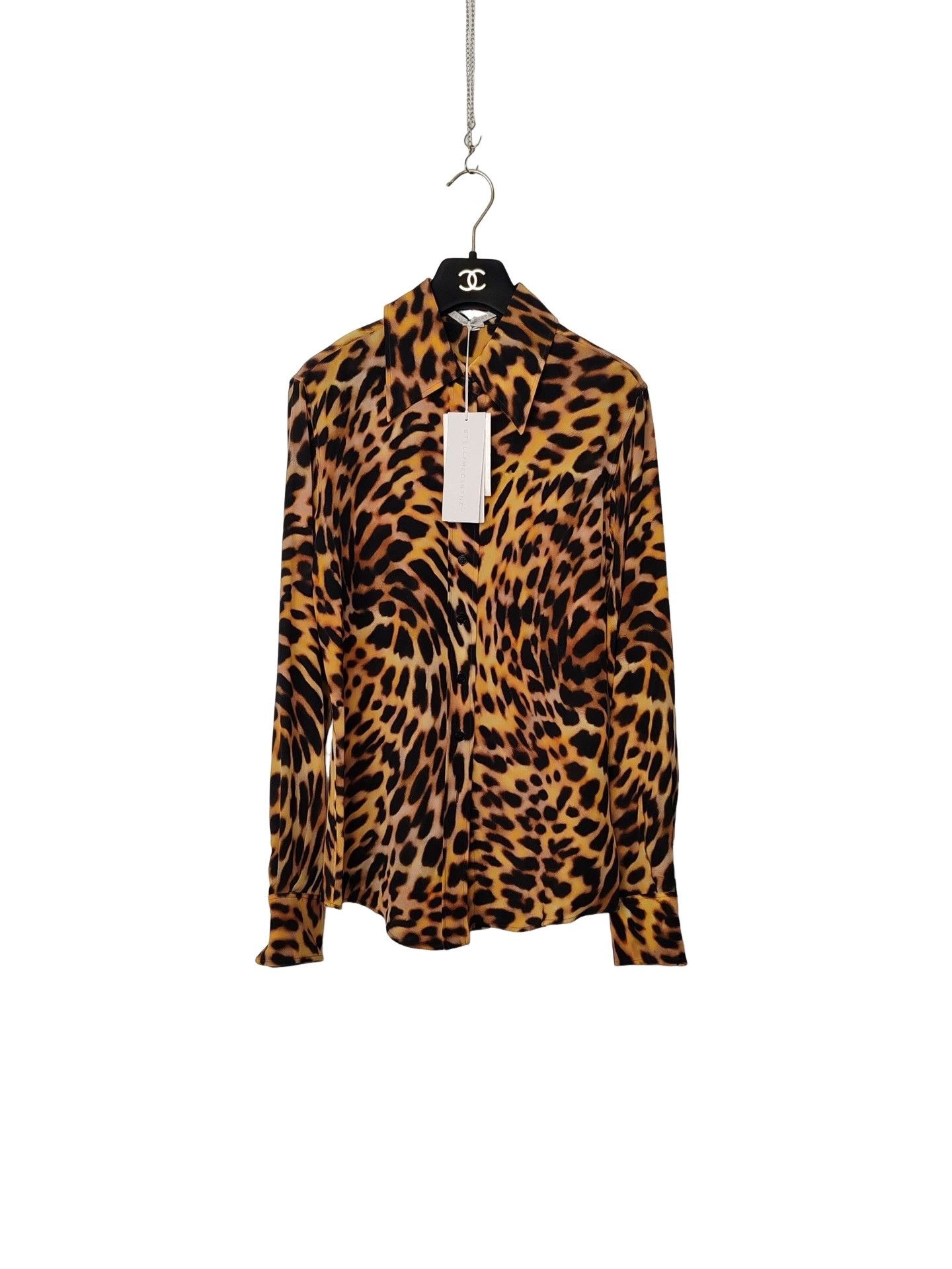 Stella McCartney Stella McCartney Leopard Print Silk Button Up Shirt Size 38 Size XS / US 0-2 / IT 36-38 - 1 Thumbnail