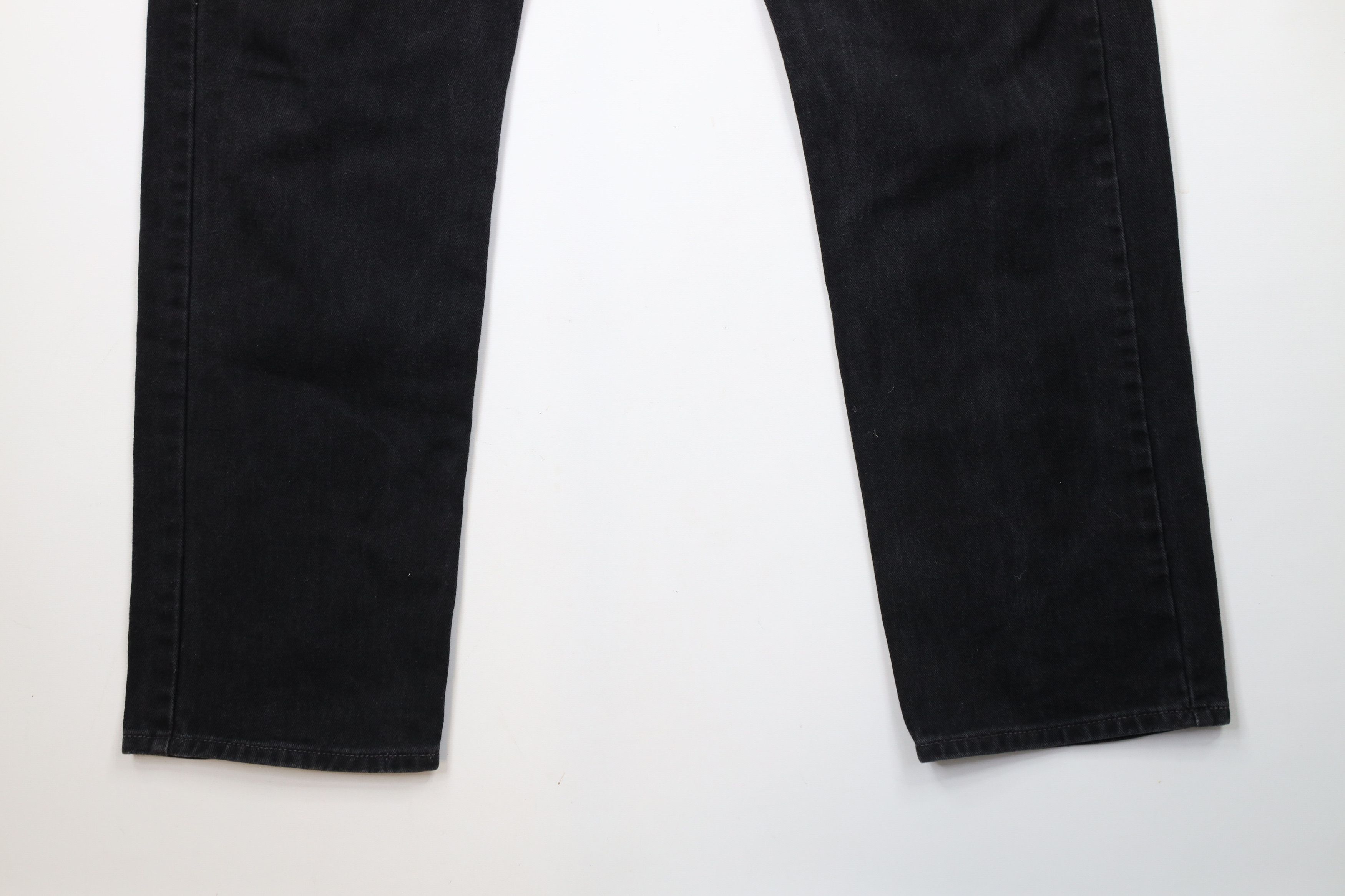 Levi's Vintage Y2K 2000 Levis 505 Regular Fit Denim Jeans Black USA Size US 36 / EU 52 - 4 Thumbnail