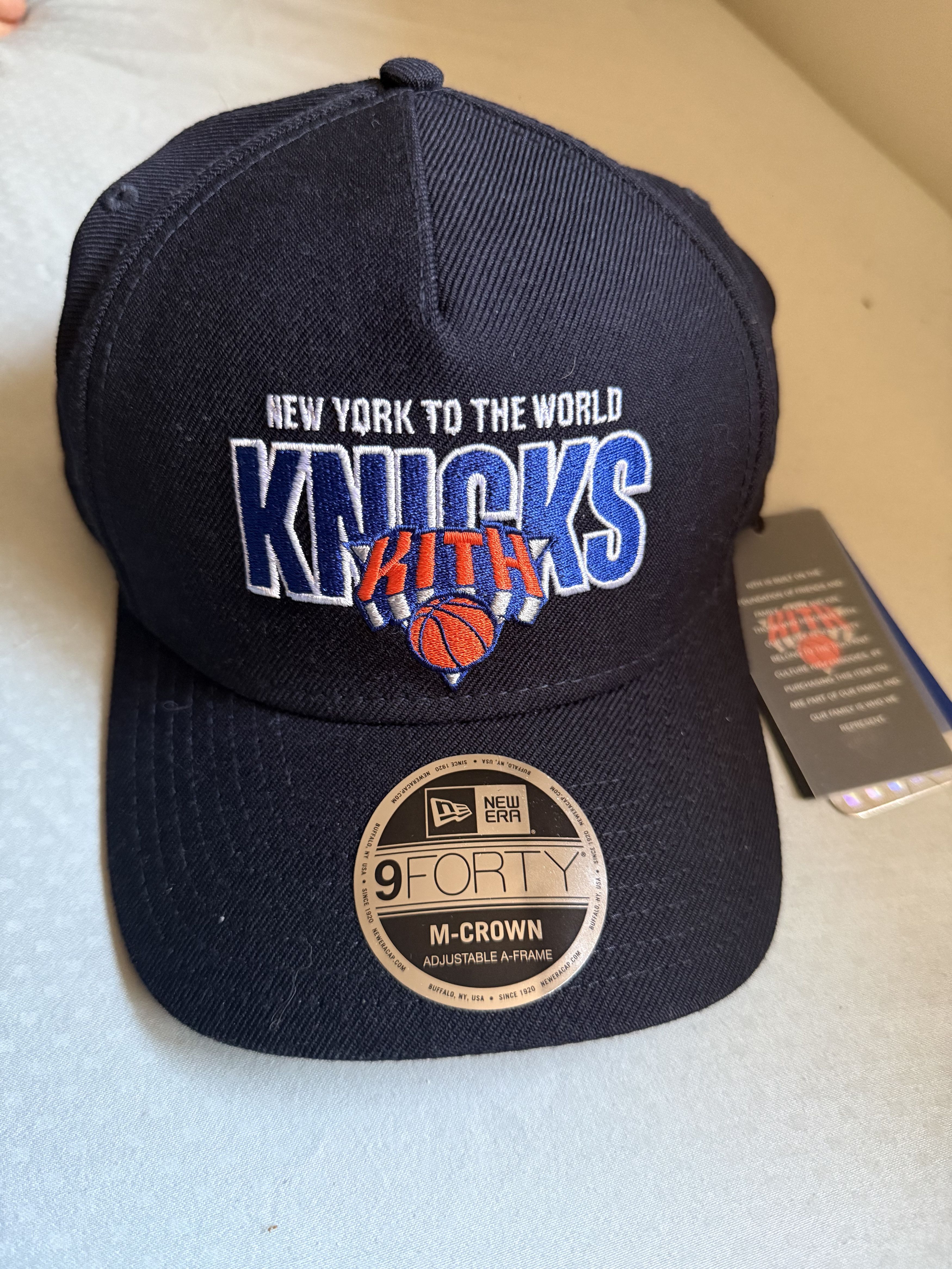 Kith KITH x New Era New York Knicks Wool 9Forty M Crown Snapback Size ONE SIZE - 1 Thumbnail