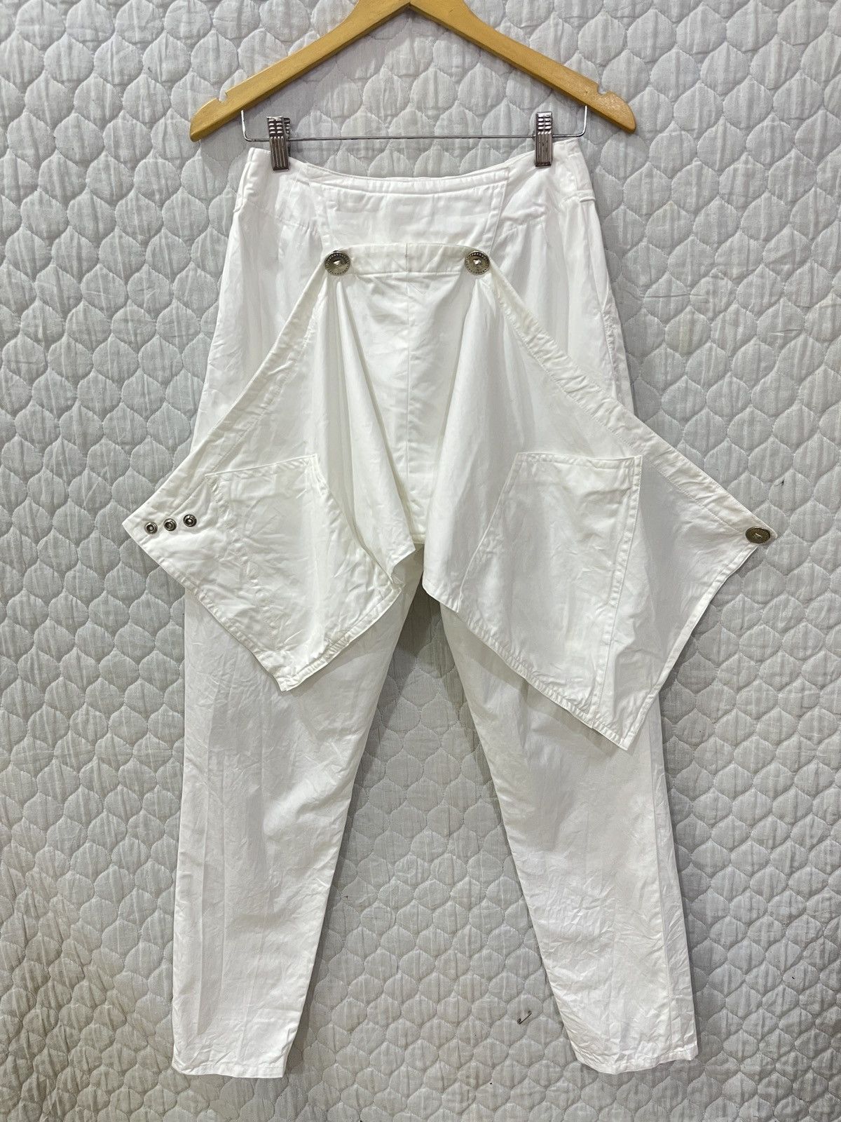Kansai Yamamoto 🔥🔥🔥ARCHIVE VINTAGE KANSAI DETACHABLE LAYER PANTS Size US 26 / EU 42 - 4 Thumbnail