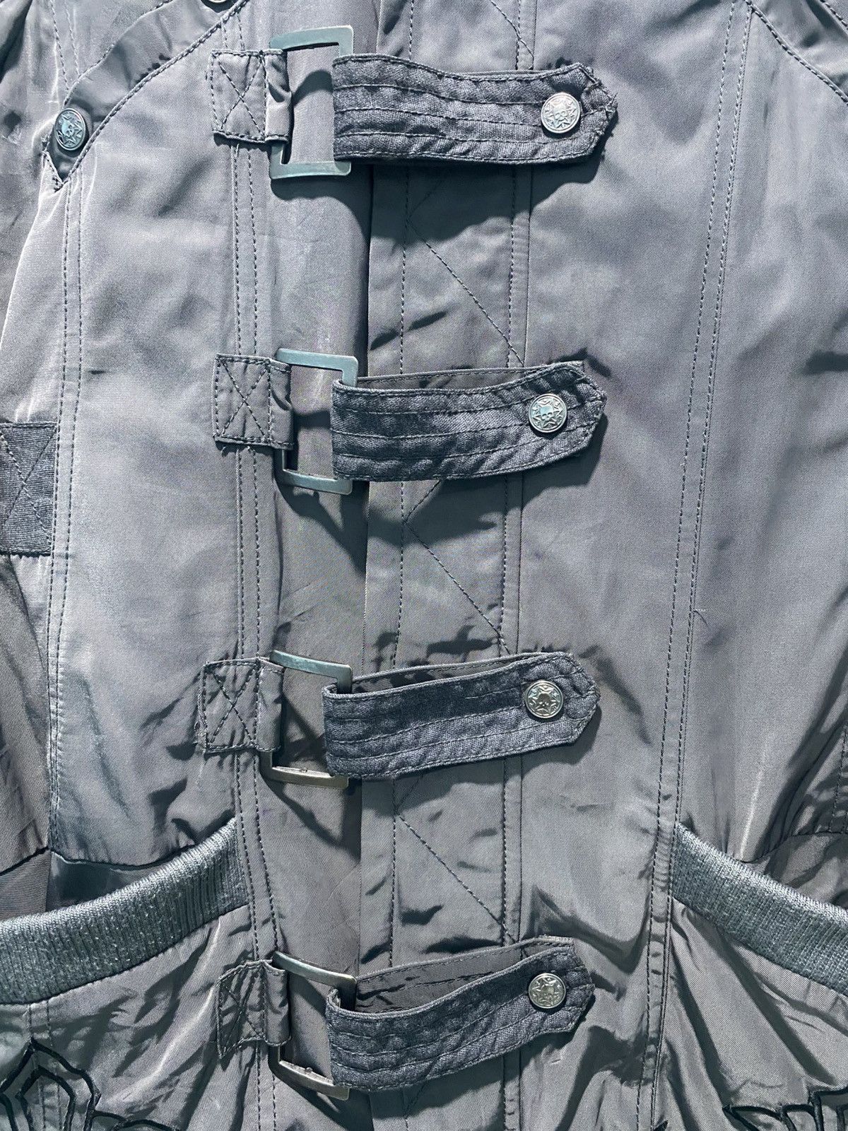 Japanese Brand Glitz Buckle Closures Inspired Chrome Hearts Design Jacket Size US M / EU 48-50 / 2 - 4 Thumbnail