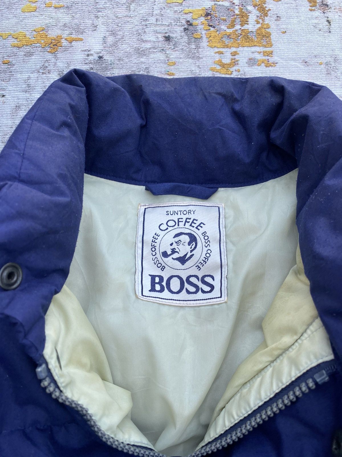 Vintage Vintage Suntory Boss Coffee Puffer Jacket Size US L / EU 52-54 / 3 - 6 Thumbnail