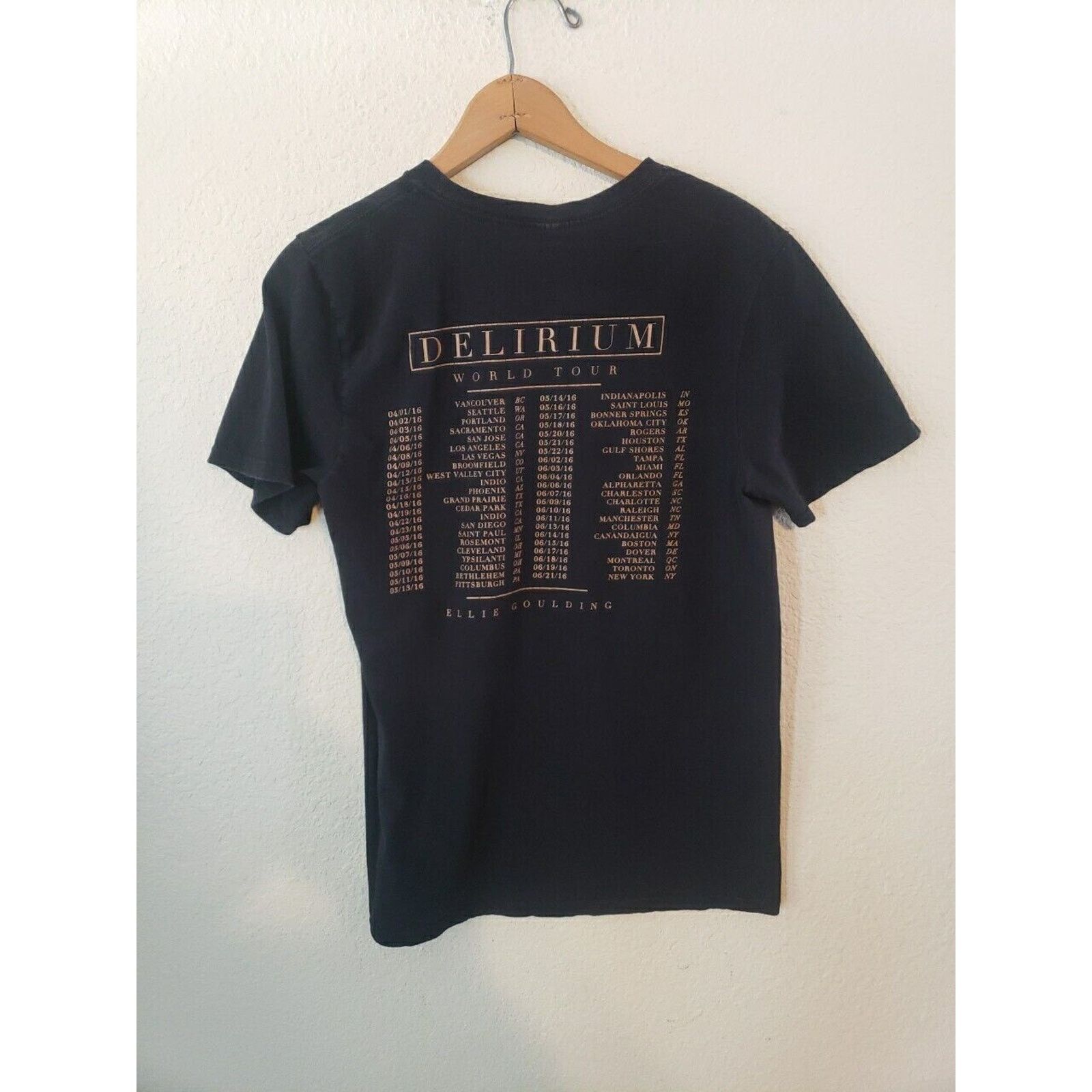 Other Ellie Goulding Delirium 2016 World Tour T Shirt SIZE SMALL Size US S / EU 44-46 / 1 - 7 Thumbnail