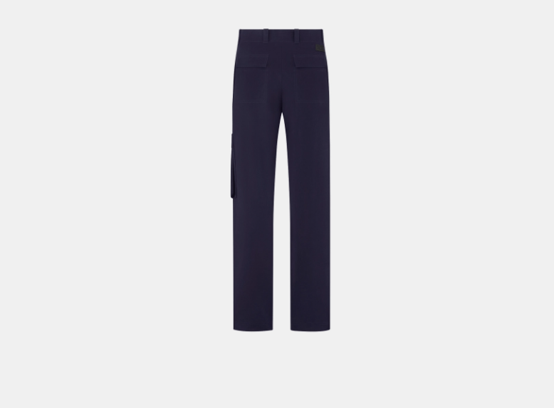 Dior o1w1db11225 513C12 Cargo Pant in Navy Blue Size US 34 / EU 50 - 2 Thumbnail