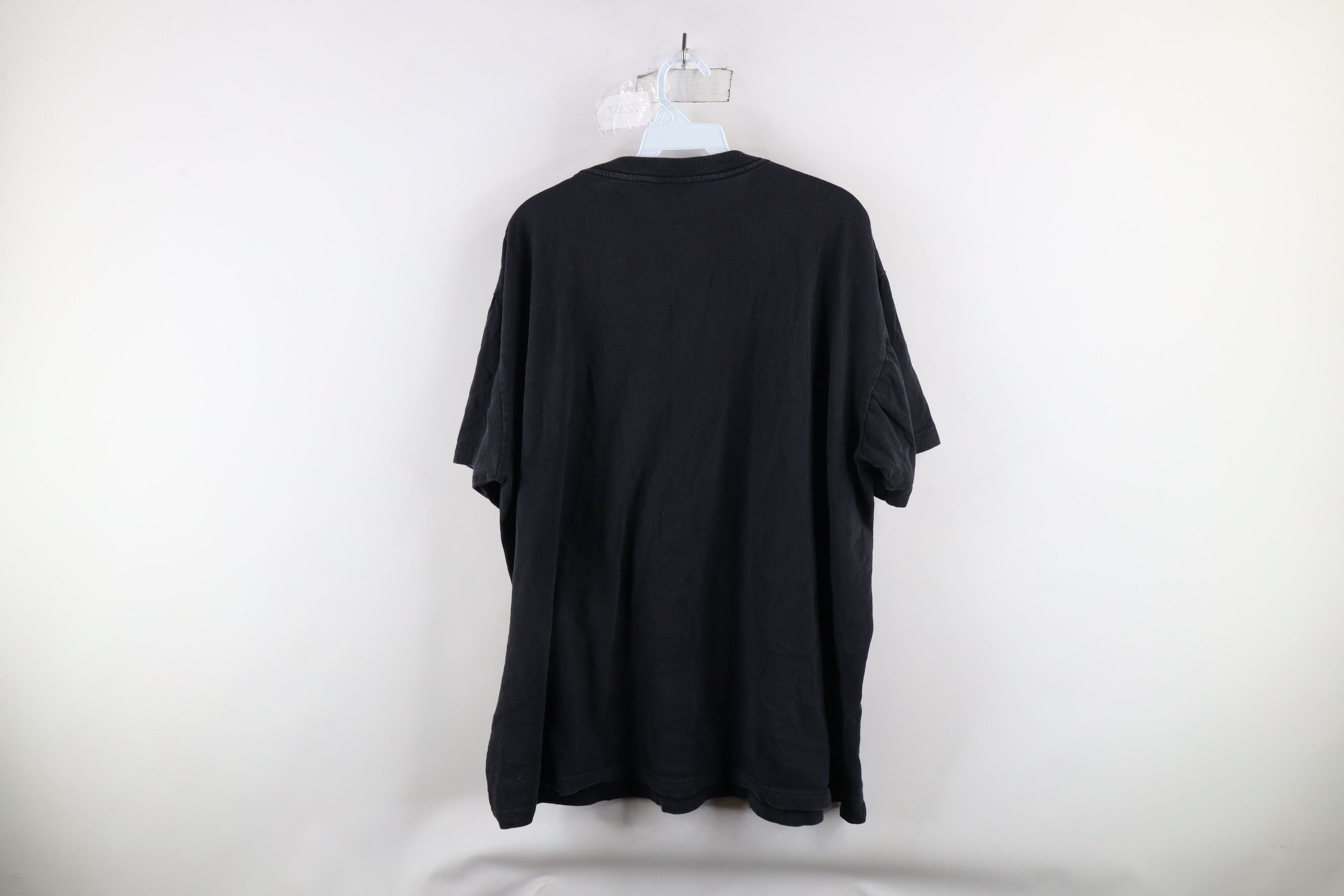 Vintage Vintage 90s Streetwear Short Sleeve T-Shirt Black Cotton Size US XXL / EU 58 / 5 - 9 Thumbnail