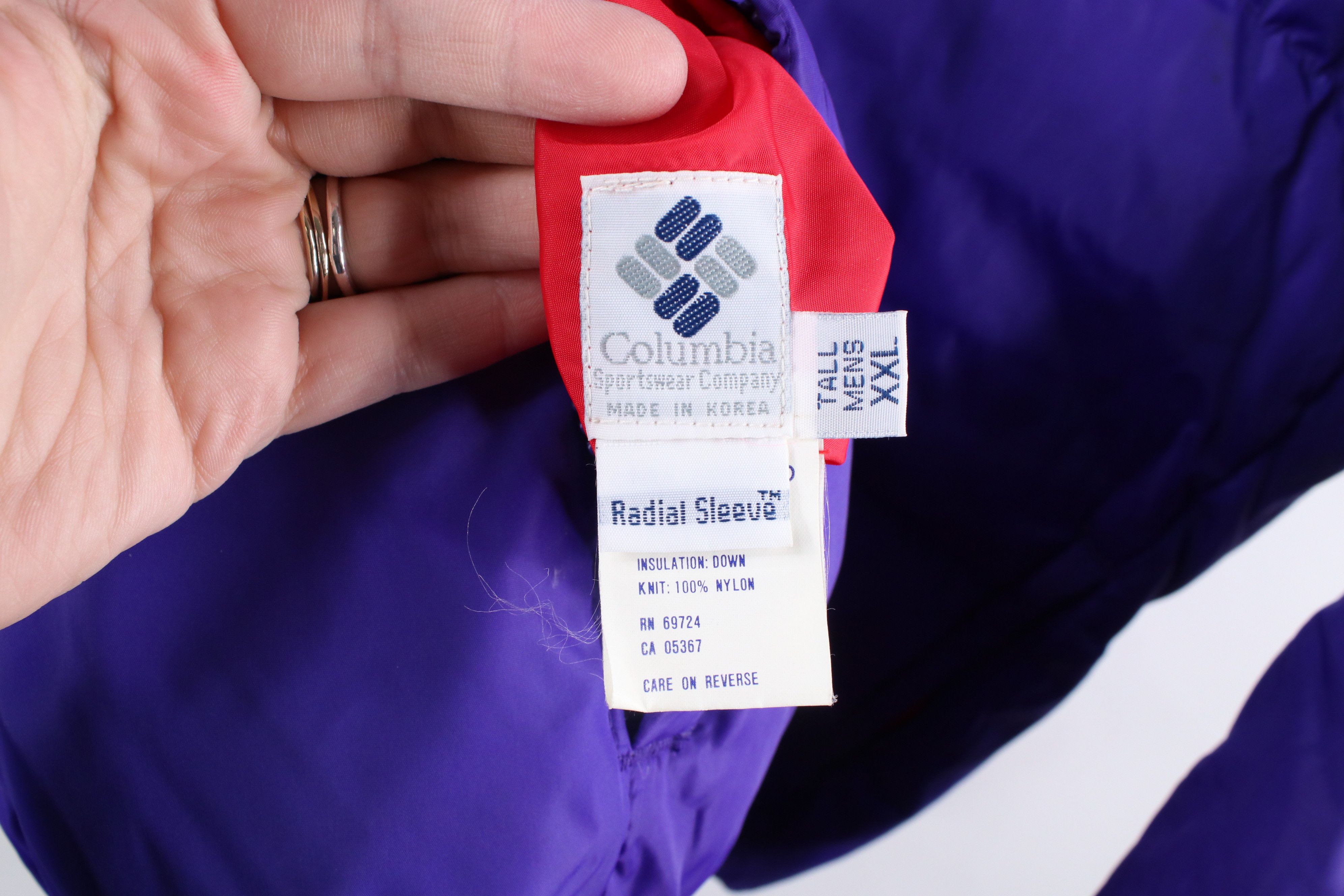 Columbia × Vintage Vintage 90s Columbia Spell Out Reversible Puffer Jacket Size US XXL / EU 58 / 5 - 8 Thumbnail