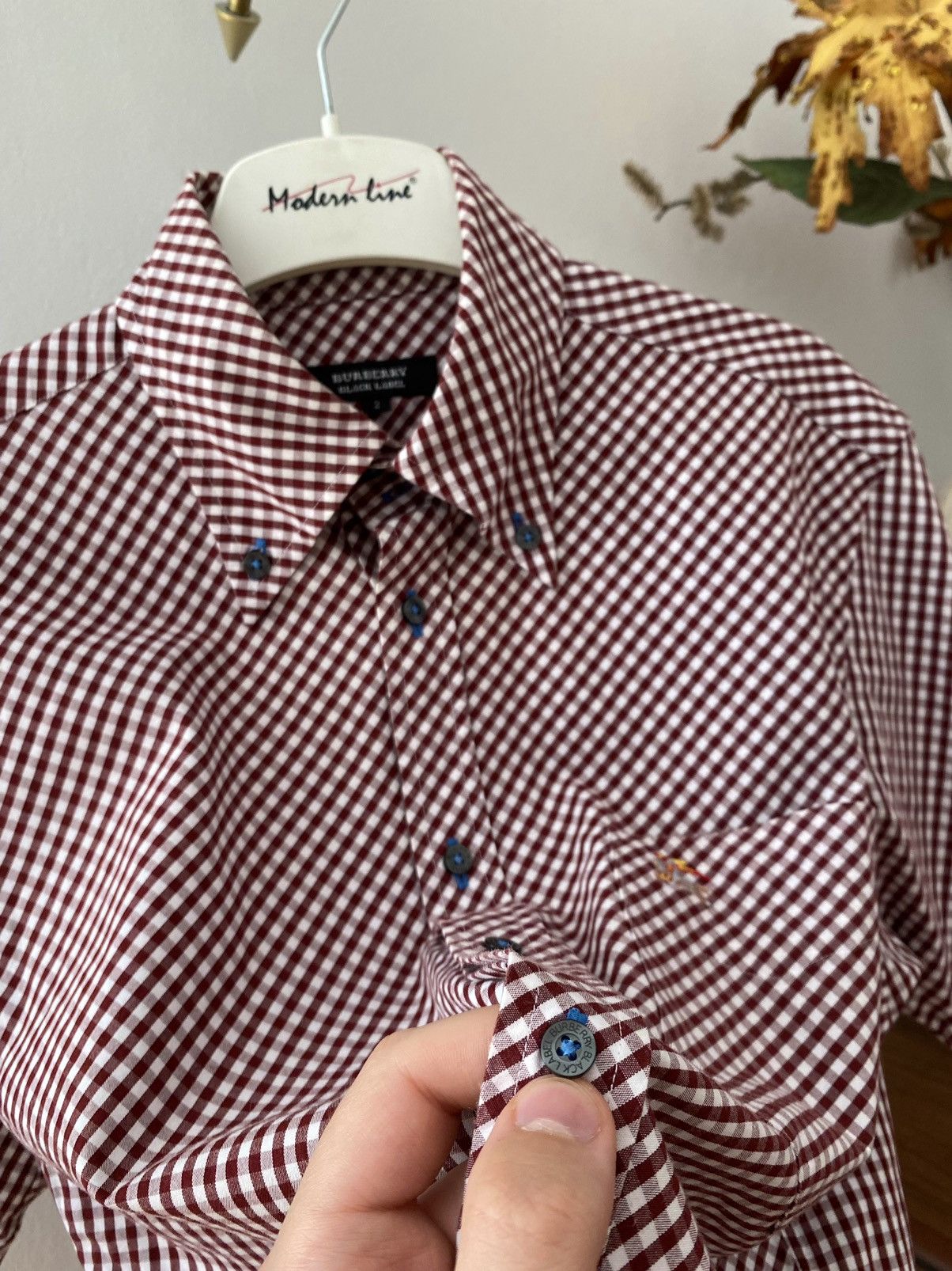 Burberry Burberry Black Label Short Sleeve Button Up Shirt Size XS / US 0-2 / IT 36-38 - 6 Thumbnail