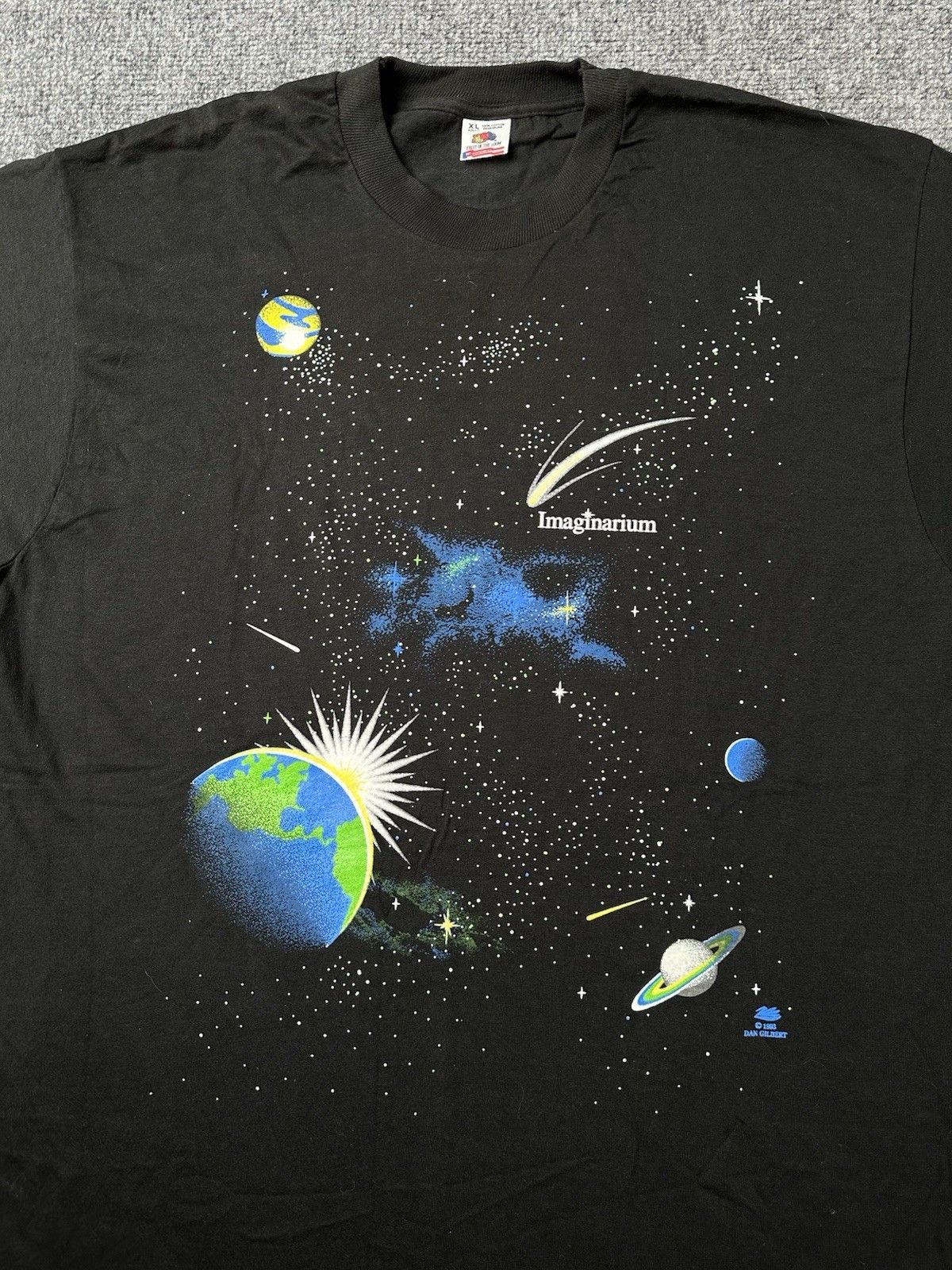 Fruit Of The Loom Mens Graphic Dan Gilbert Imaginarium Space 1993, Size XL Size US XL / EU 56 / 4 - 3 Thumbnail