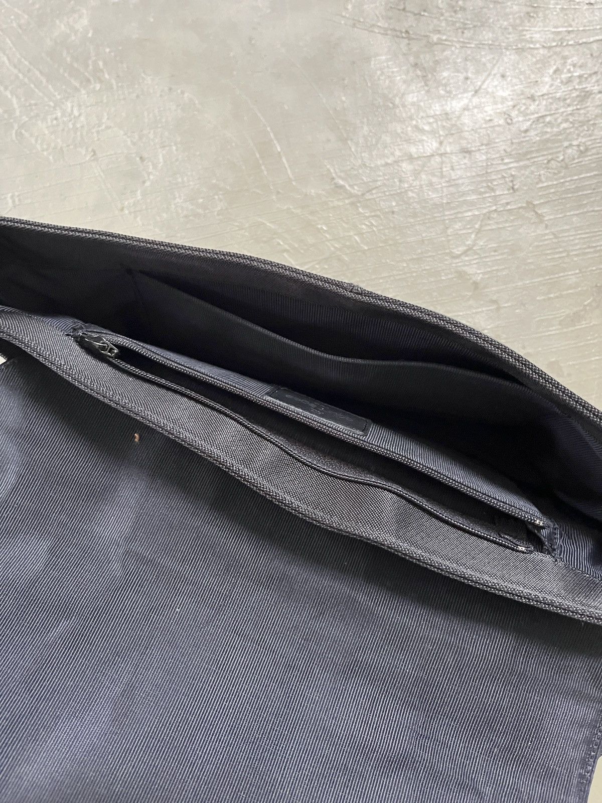 Courreges Courreges Hand Carry Dinner Leather Nylon Bag Size ONE SIZE - 13 Thumbnail