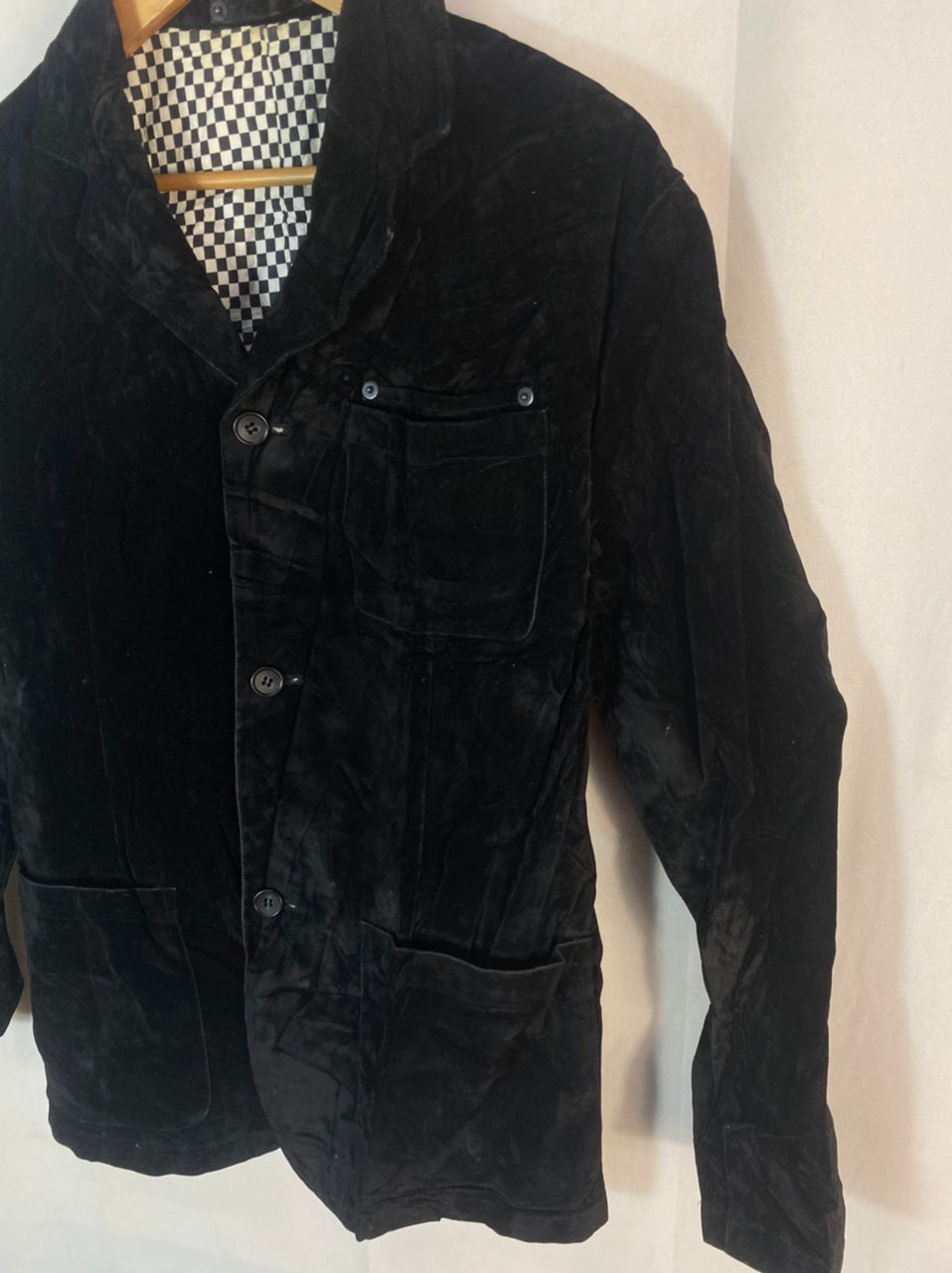 In the attic button black jacket