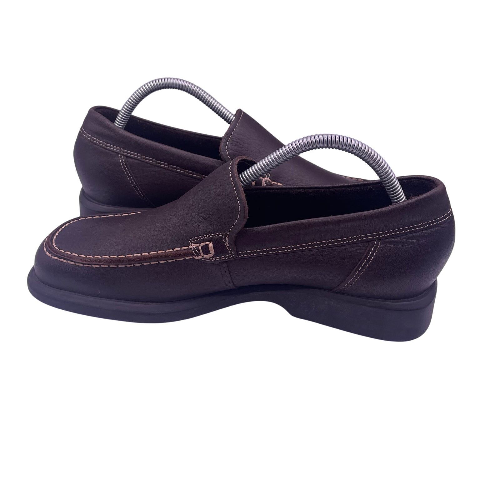 Ecco ECCO Brown Leather Loafers Slip On Comfort Dress Mens 7.5 Size US 7.5 / EU 40-41 - 6 Thumbnail