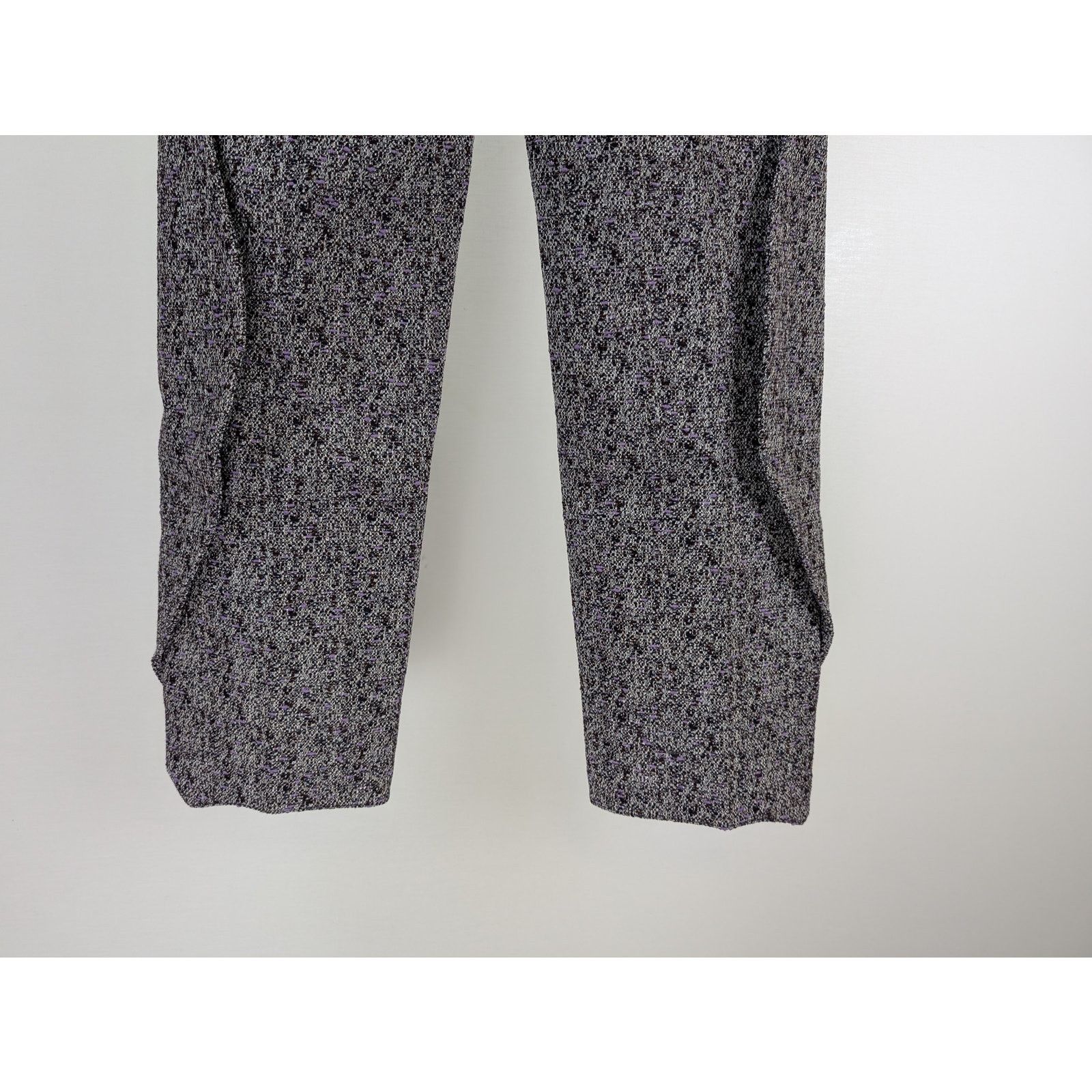 Bottega Veneta o1rshd1 Multicol Wool Viscose Trousers Pants Lilac/Bordeaux Size US 30 / EU 46 - 8 Thumbnail