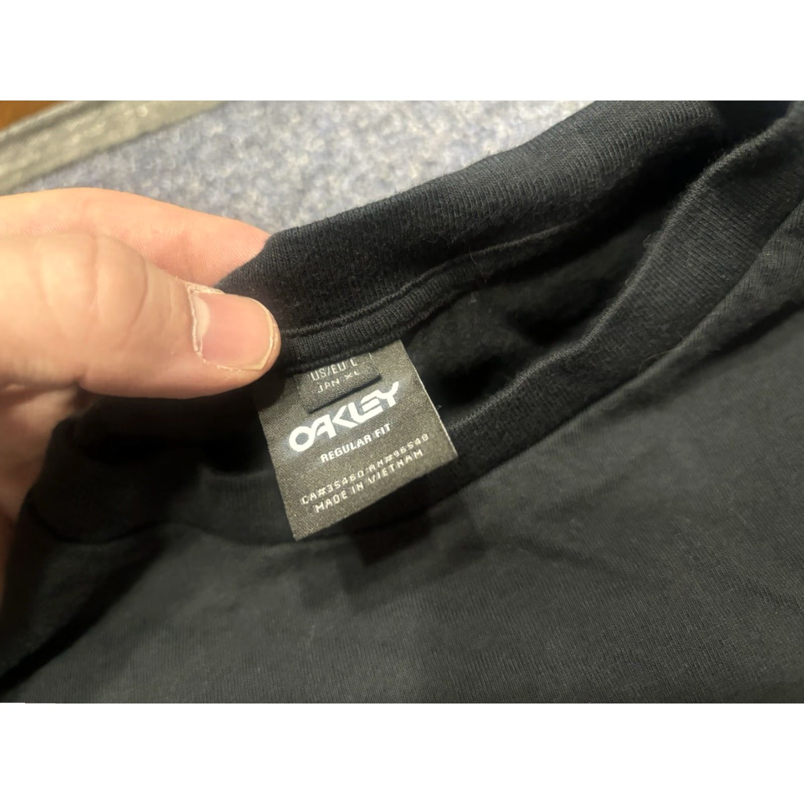 Oakley Oakley Shirt Mens M Black Factory Pilot Short Sleeve T-Shirt Cotton Crew Neck Regular Size US M / EU 48-50 / 2 - 2 Thumbnail