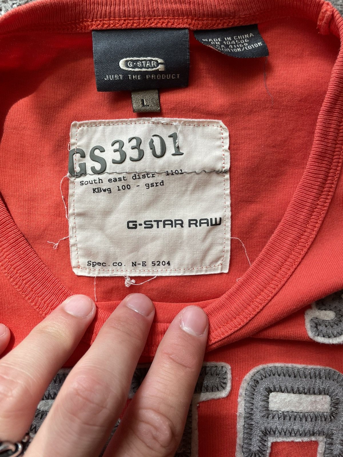 G-Star × Vintage G-Star Raw T-Shirt Streetwear Vintage Big Logo Rare Y2K Size US L / EU 52-54 / 3 - 9 Thumbnail