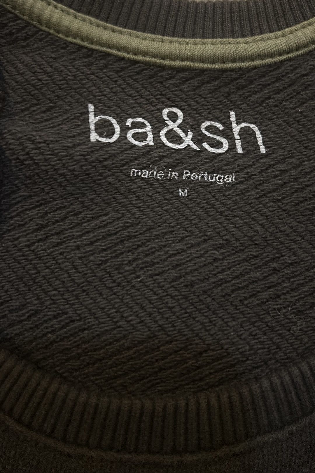 ba&sh BA&SH Thais Cropped French Cotton-terry Top Size M / US 6-8 / IT 42-44 - 6 Thumbnail