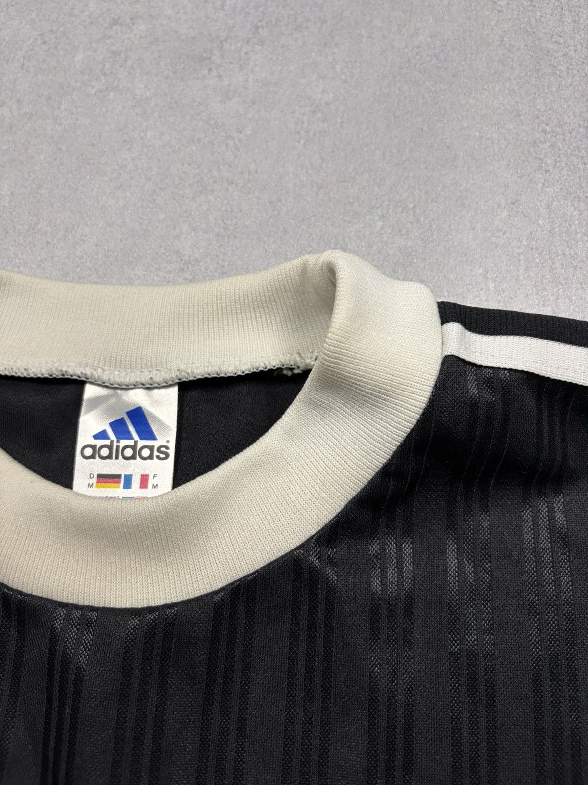 Adidas Adidas 90s Big Logo Football Jersey Rave Acid T Shirt Y2K UK Size US M / EU 48-50 / 2 - 10 Thumbnail