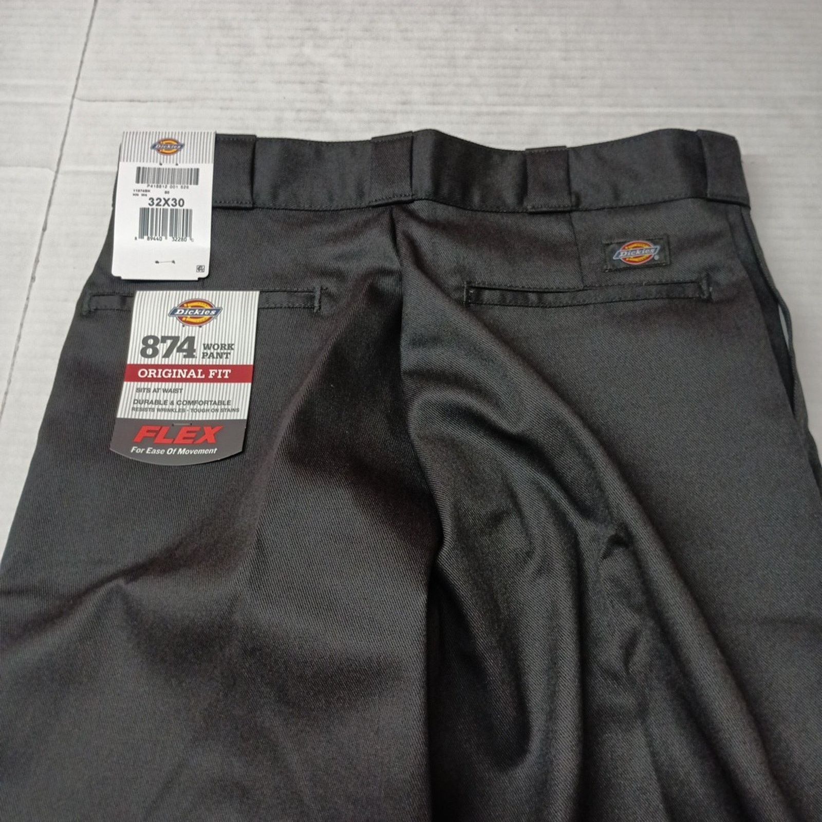 Dickies Dickies 874 Work Pants Men's 32x30 Black Original Fit Flex Size US 32 / EU 48 - 7 Thumbnail