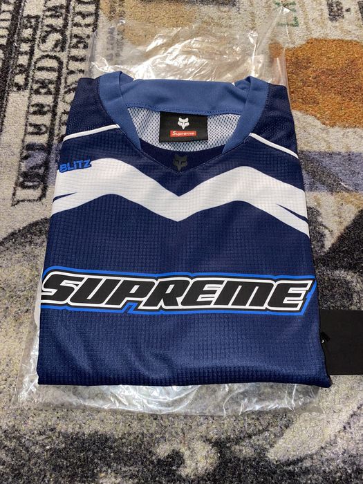 Supreme Supreme Fox Racing Jersey Blue | Grailed