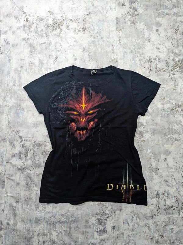 Somar × Vintage diablo 3 2013 wmns top tshirt blizzard owenmhyatt style Size L / US 10 / IT 46 - 1 Thumbnail