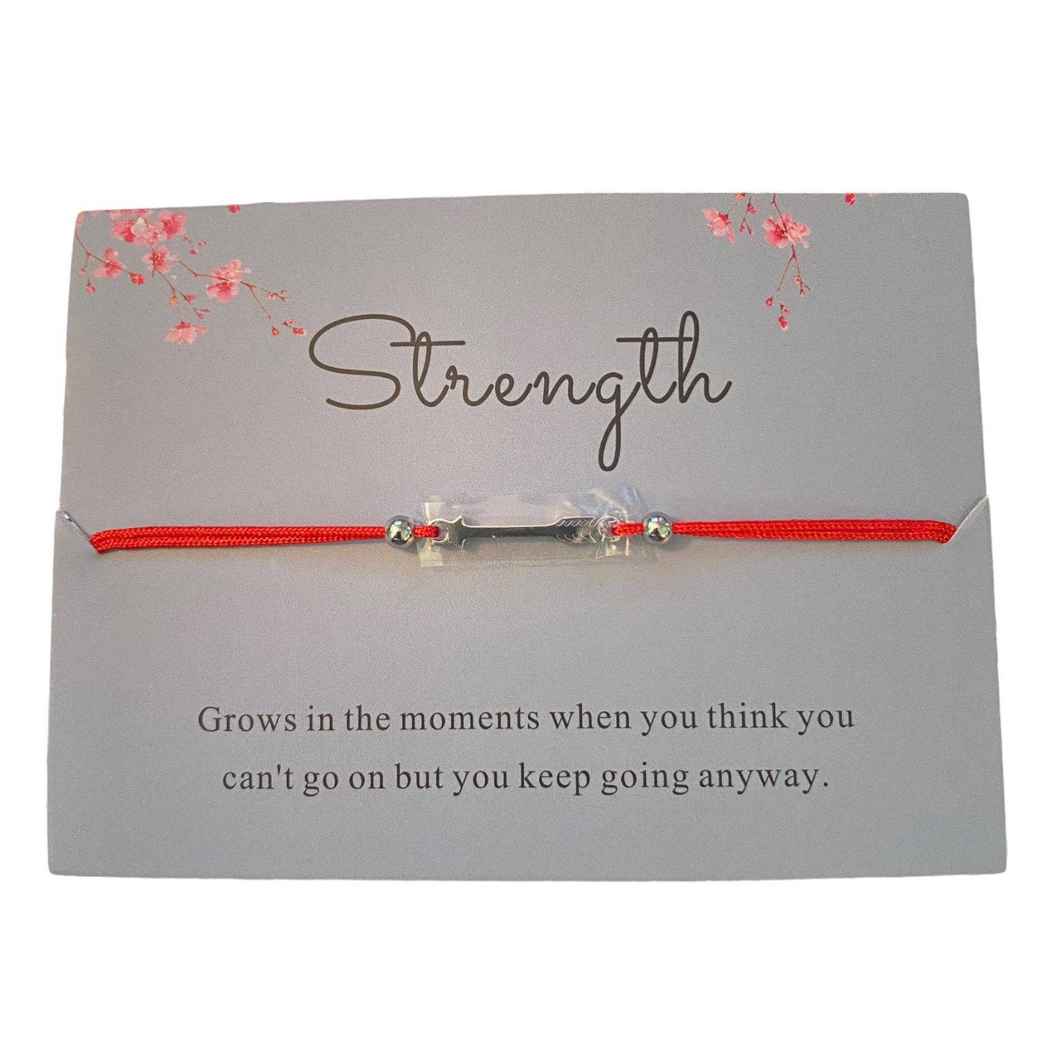 Other Red Cord Strength Arrow One Size Bracelet Size ONE SIZE - 1 Thumbnail