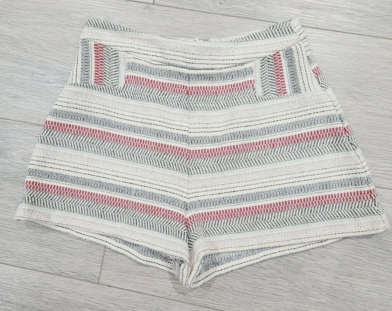 Designer bcbgeneration Shorts Size 2 Striped High Waisted Boho Size 26" / US 2 / IT 38 - 1 Thumbnail
