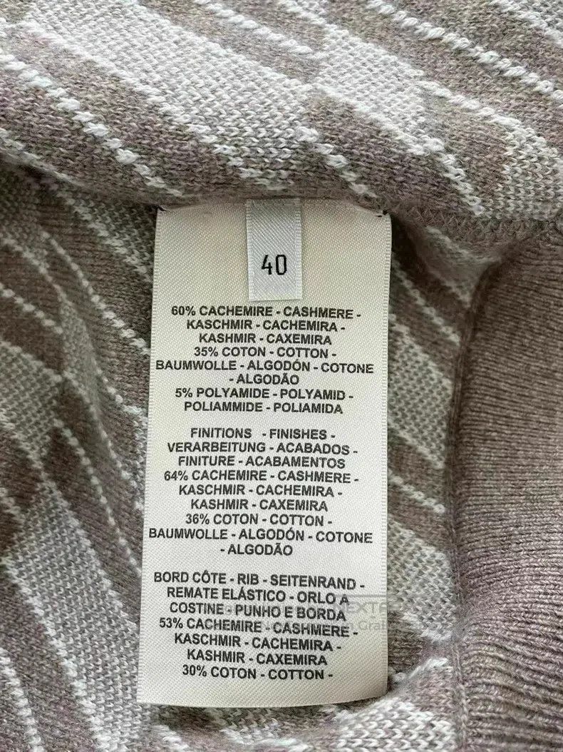 Hermes Hermes Spring/Summer 2023 double-sided cashmere sweater, r Size S / US 4 / IT 40 - 4 Thumbnail