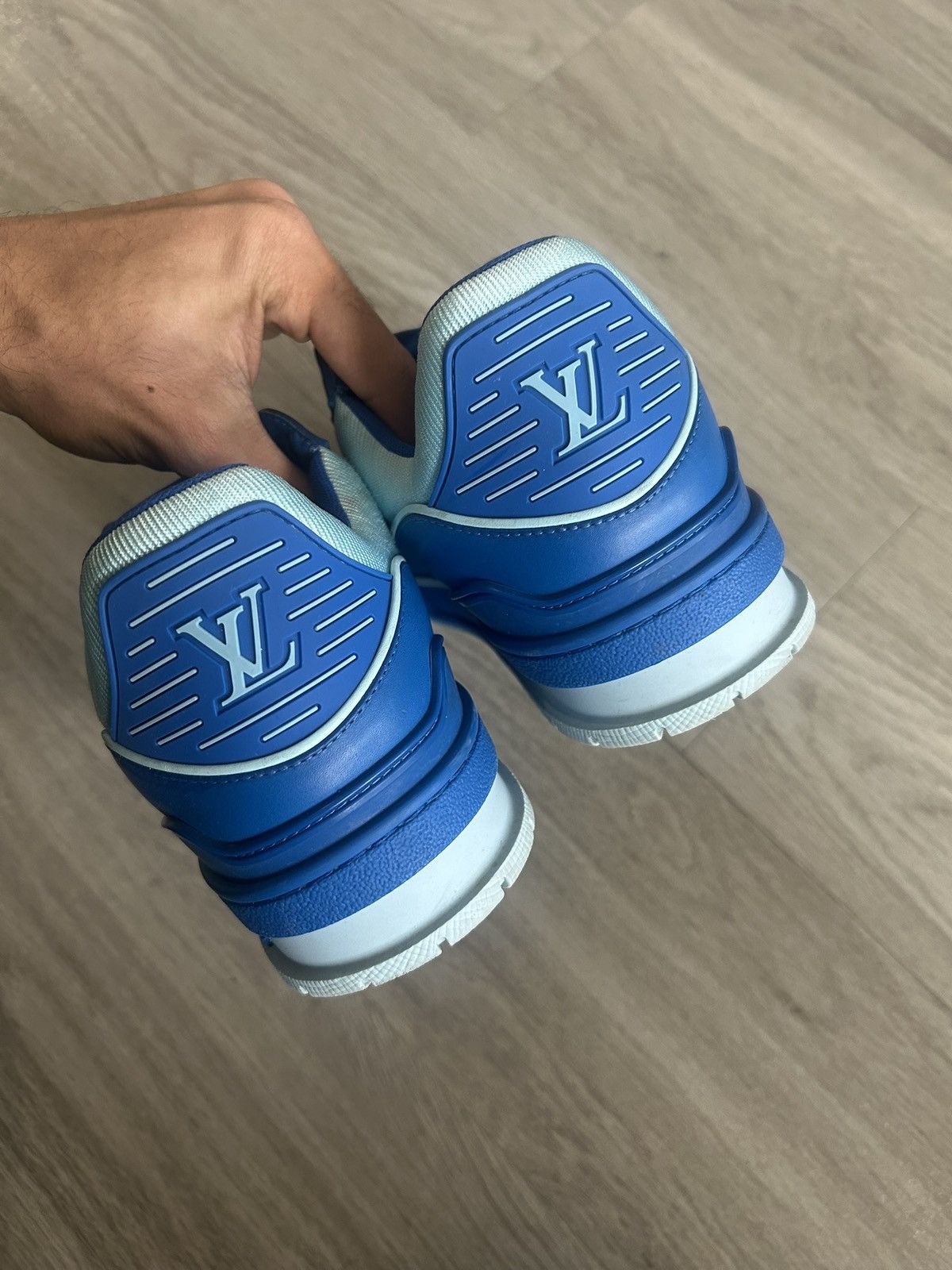 Louis Vuitton Louis vuitton trainer sneaker blue Size US 8 / EU 41 - 5 Thumbnail