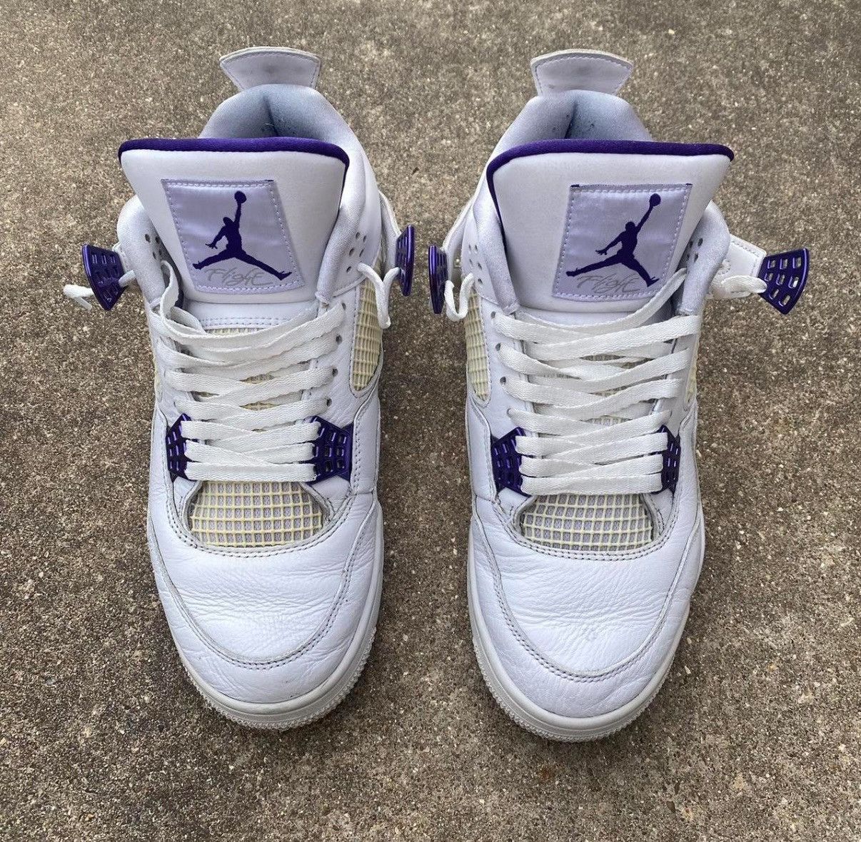 Jordan Brand Jordan 4 Metallic Purple (NO BOX) Size US 10 / EU 43 - 3 Thumbnail