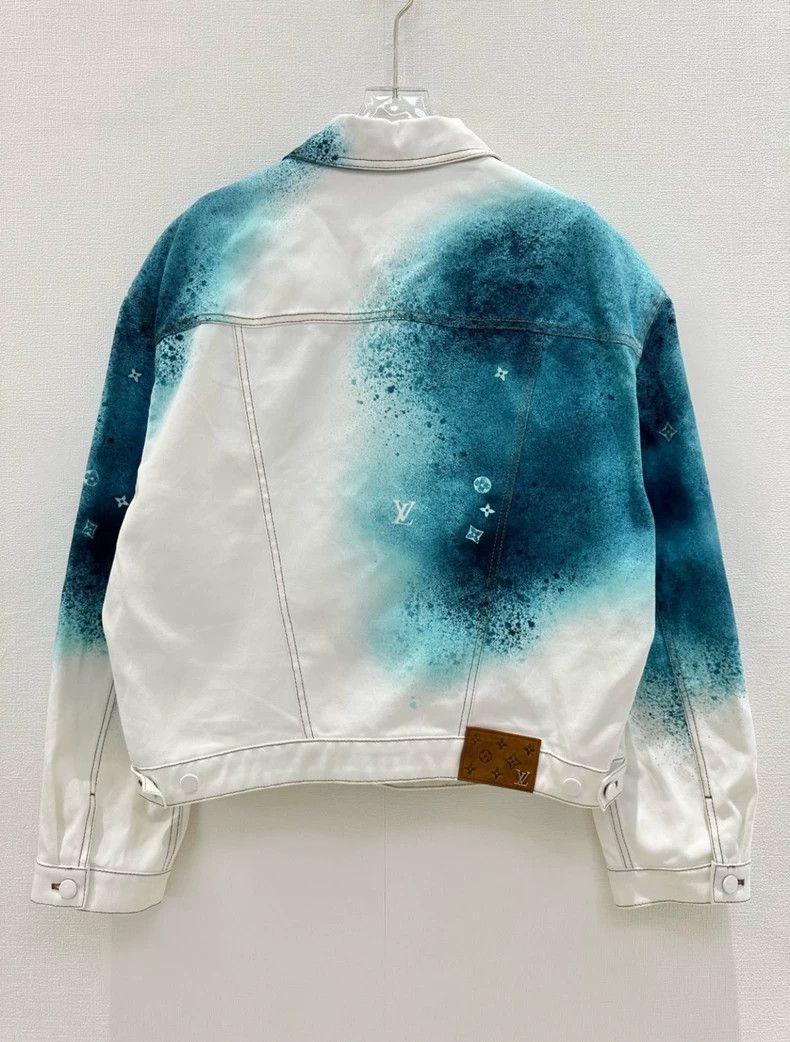 Louis Vuitton Louis Vuitton 23ss New Rendered Starry Sky Denim Jacket 250 Size US XL / EU 56 / 4 - 2 Thumbnail