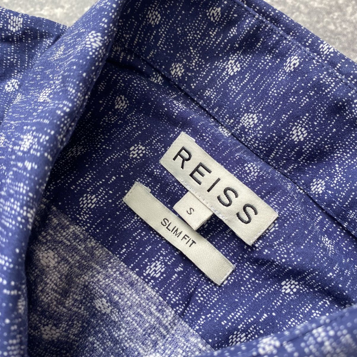 Reiss Designer Reiss Graphic luxury button up shirt Size US S / EU 44-46 / 1 - 6 Thumbnail